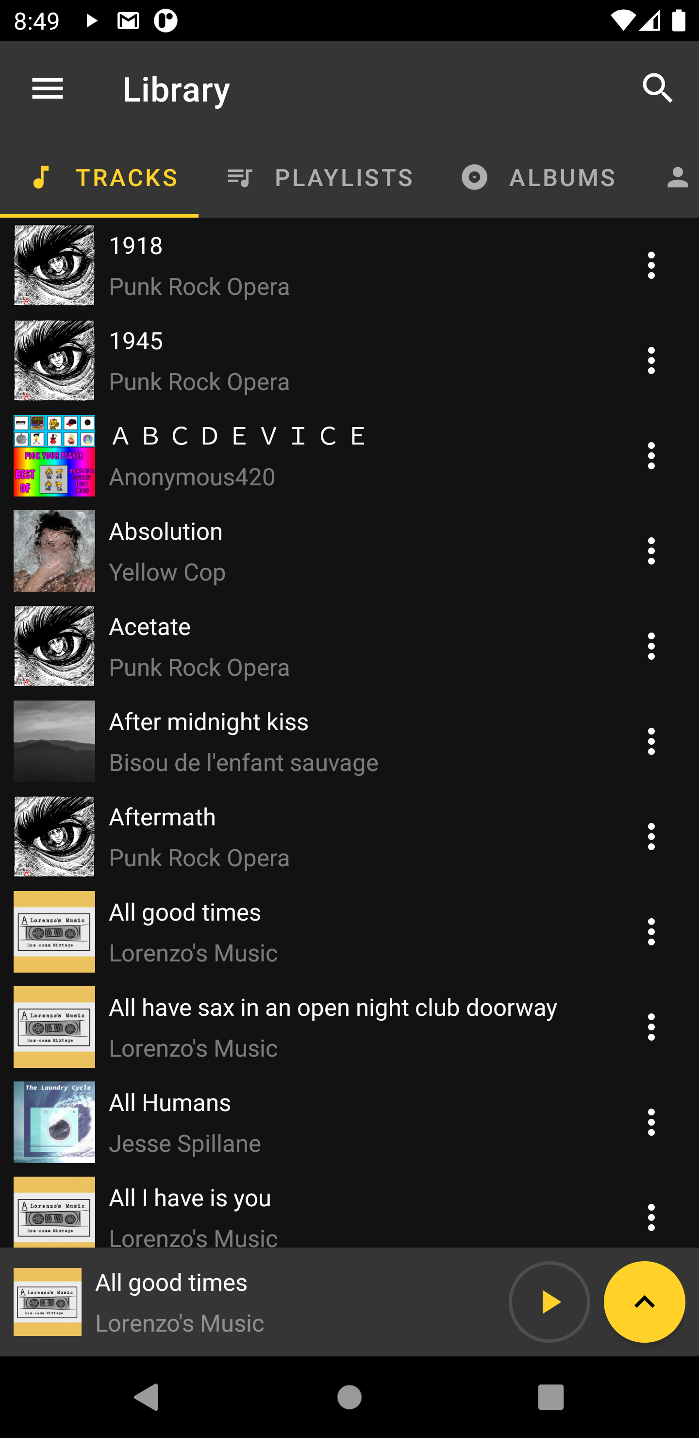 اسکرین شات 2 برنامه Reverse Music Player