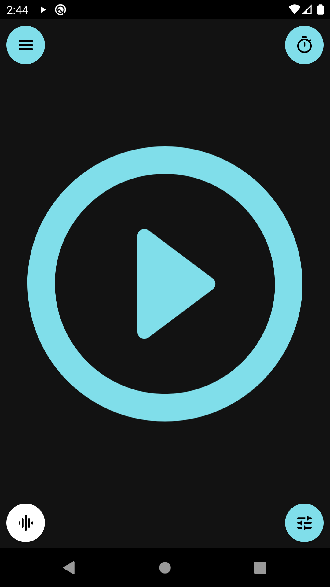 اسکرین شات 1 برنامه Noise: White, Pink, Brown