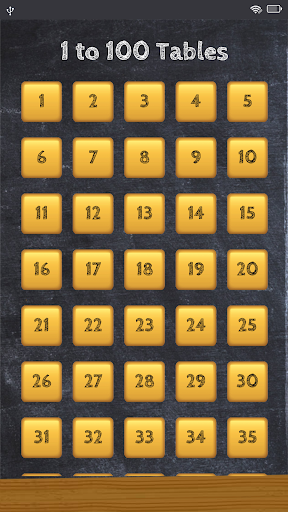 اسکرین شات 1 برنامه Math Tables 1-100 | Learn Multiplication Tables