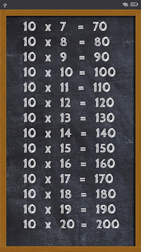 اسکرین شات 3 برنامه Math Tables 1-100 | Learn Multiplication Tables