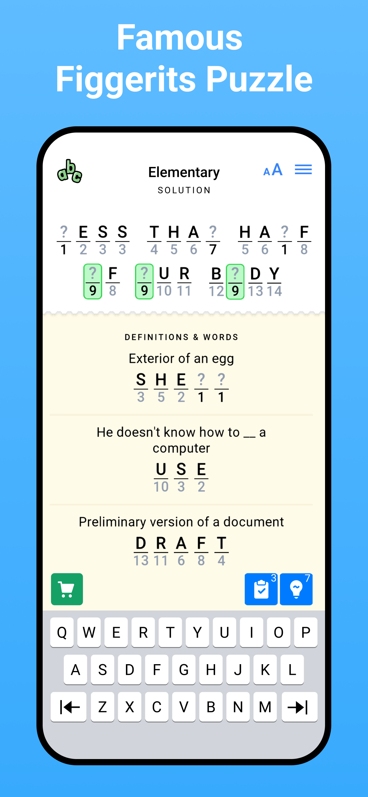 اسکرین شات 1 بازی Figgerits - Word Puzzle Game