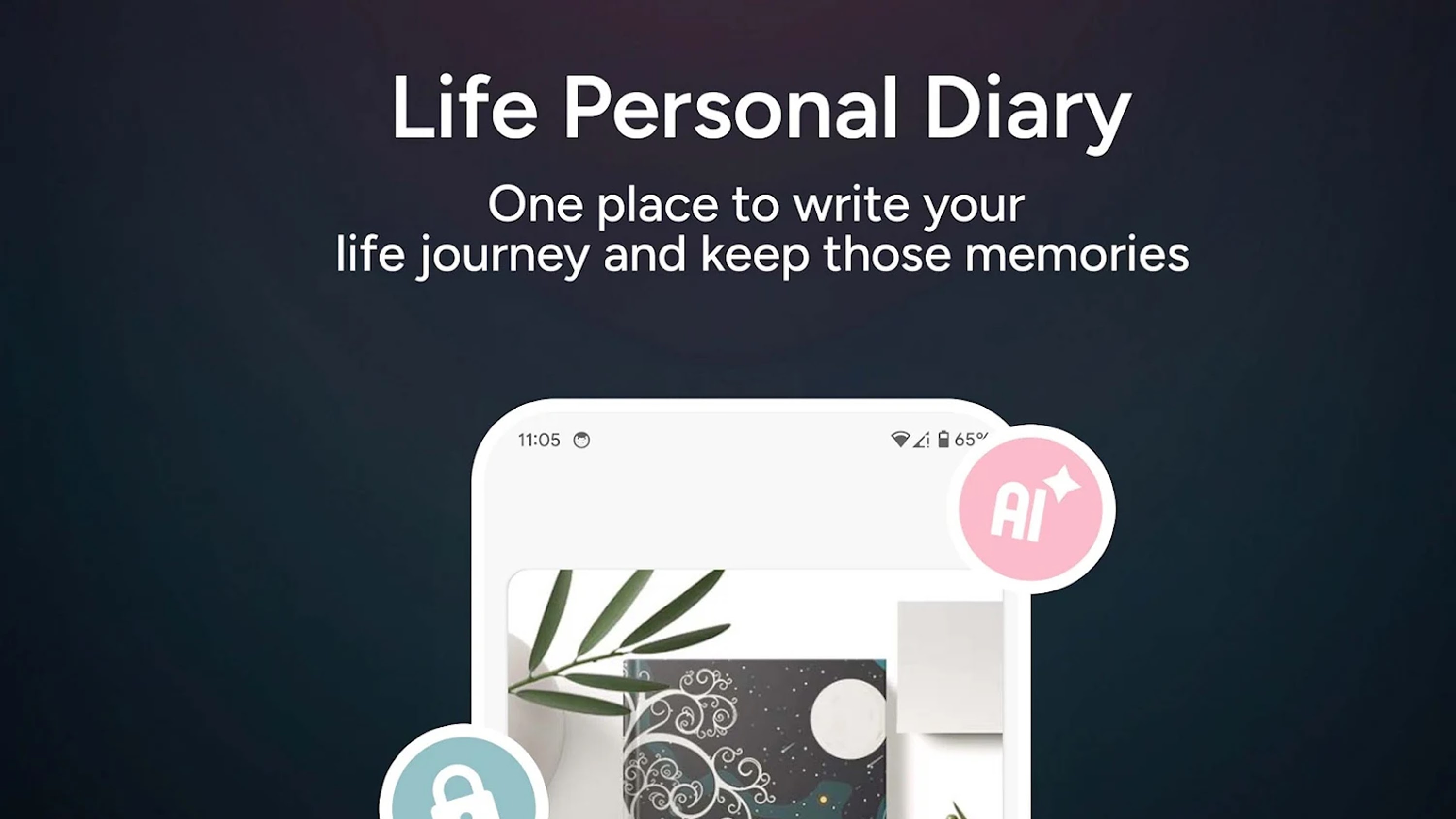 اسکرین شات 1 برنامه Life : Personal Diary, Journal