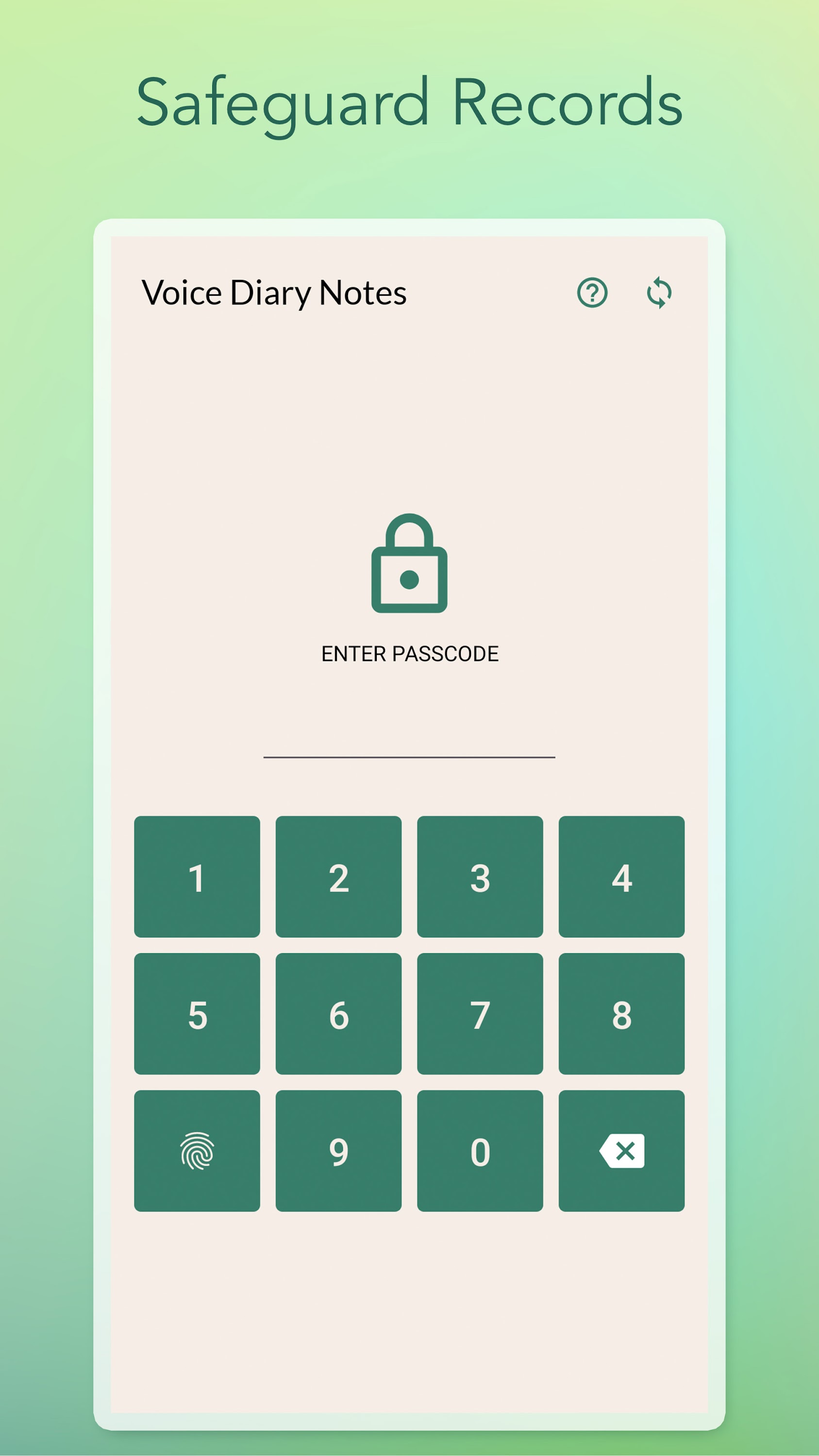 اسکرین شات 1 برنامه My Voice Diary : Daily Journal