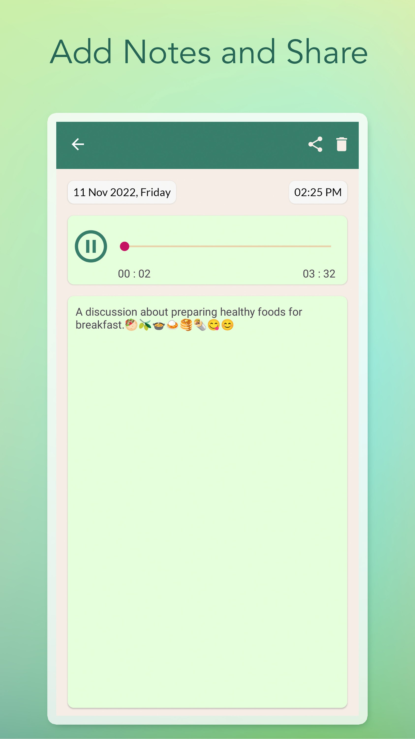 اسکرین شات 4 برنامه My Voice Diary : Daily Journal