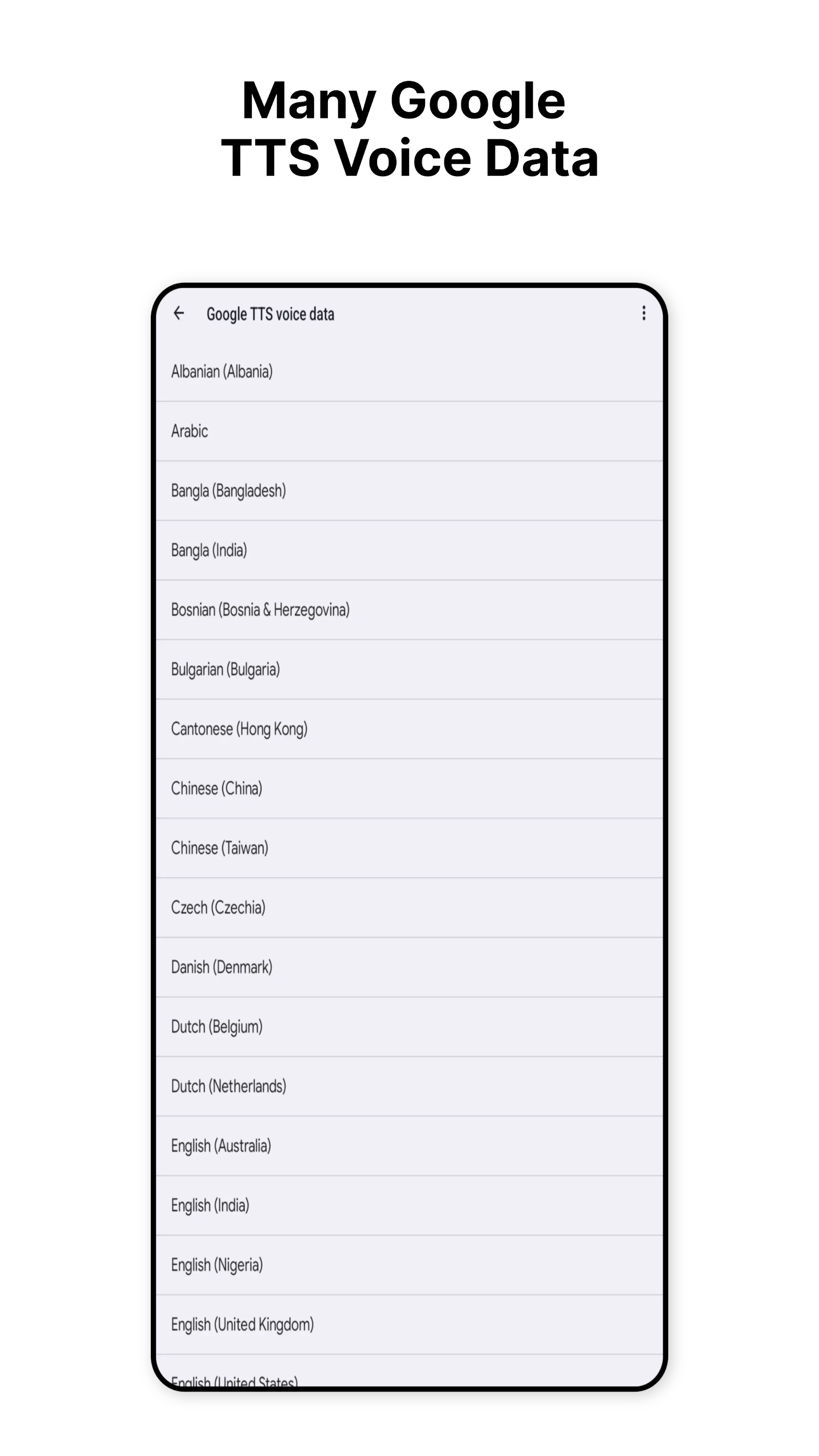 اسکرین شات 4 برنامه SpeechLab - Text To Speech TTS