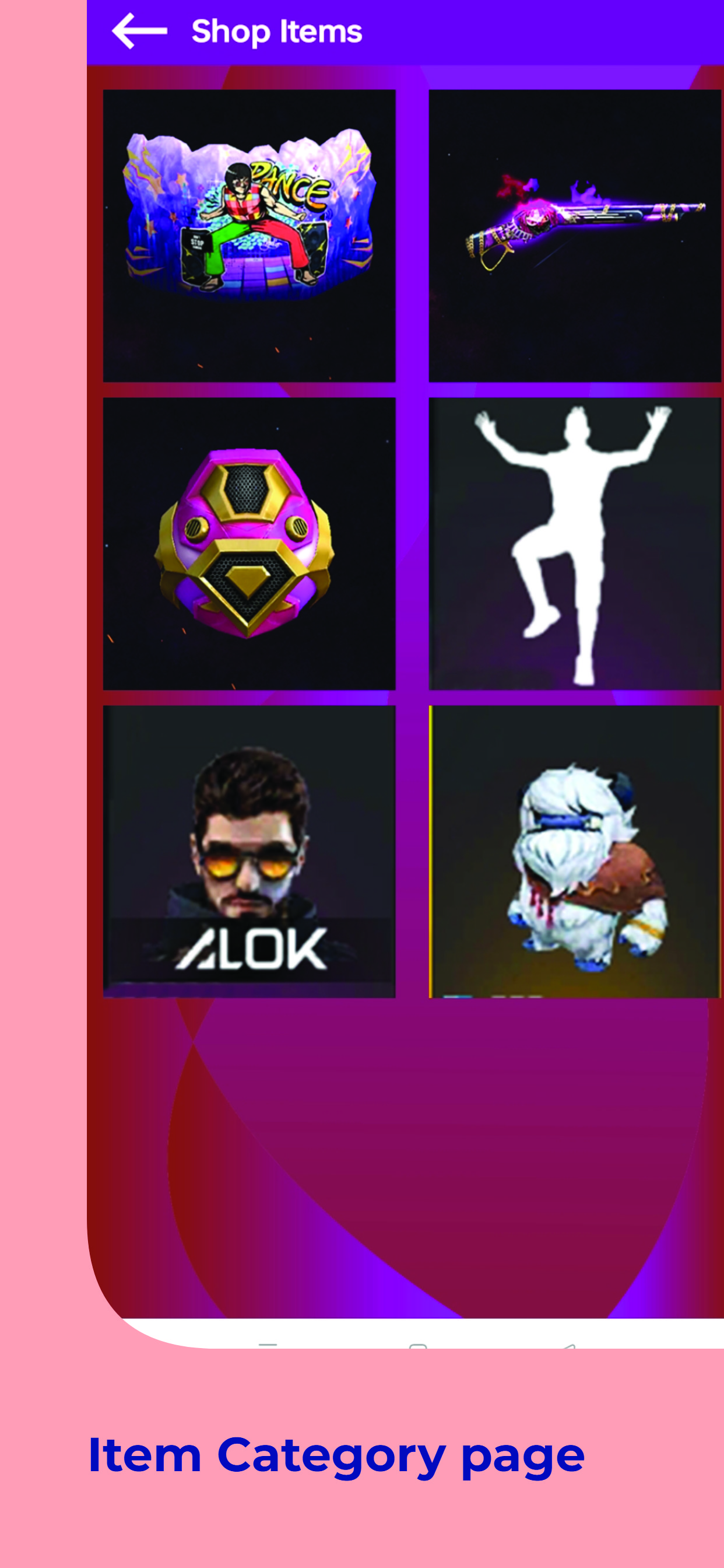 اسکرین شات 3 برنامه FFF gun skin emote bundle