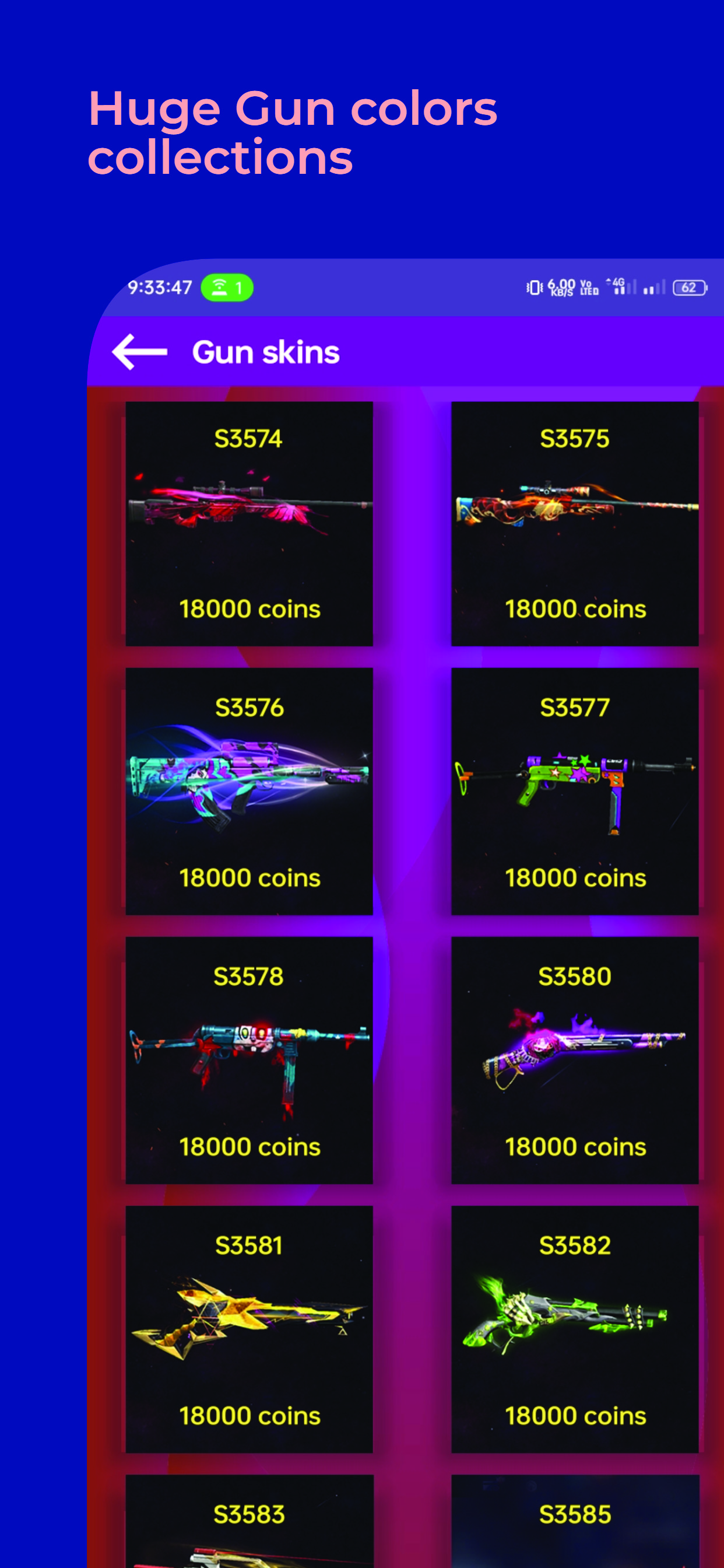 اسکرین شات 4 برنامه FFF gun skin emote bundle
