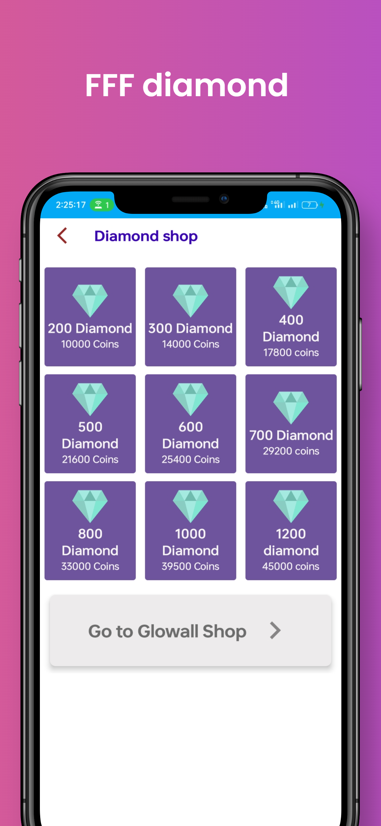 اسکرین شات 2 برنامه FFF diamond topup - gun skin