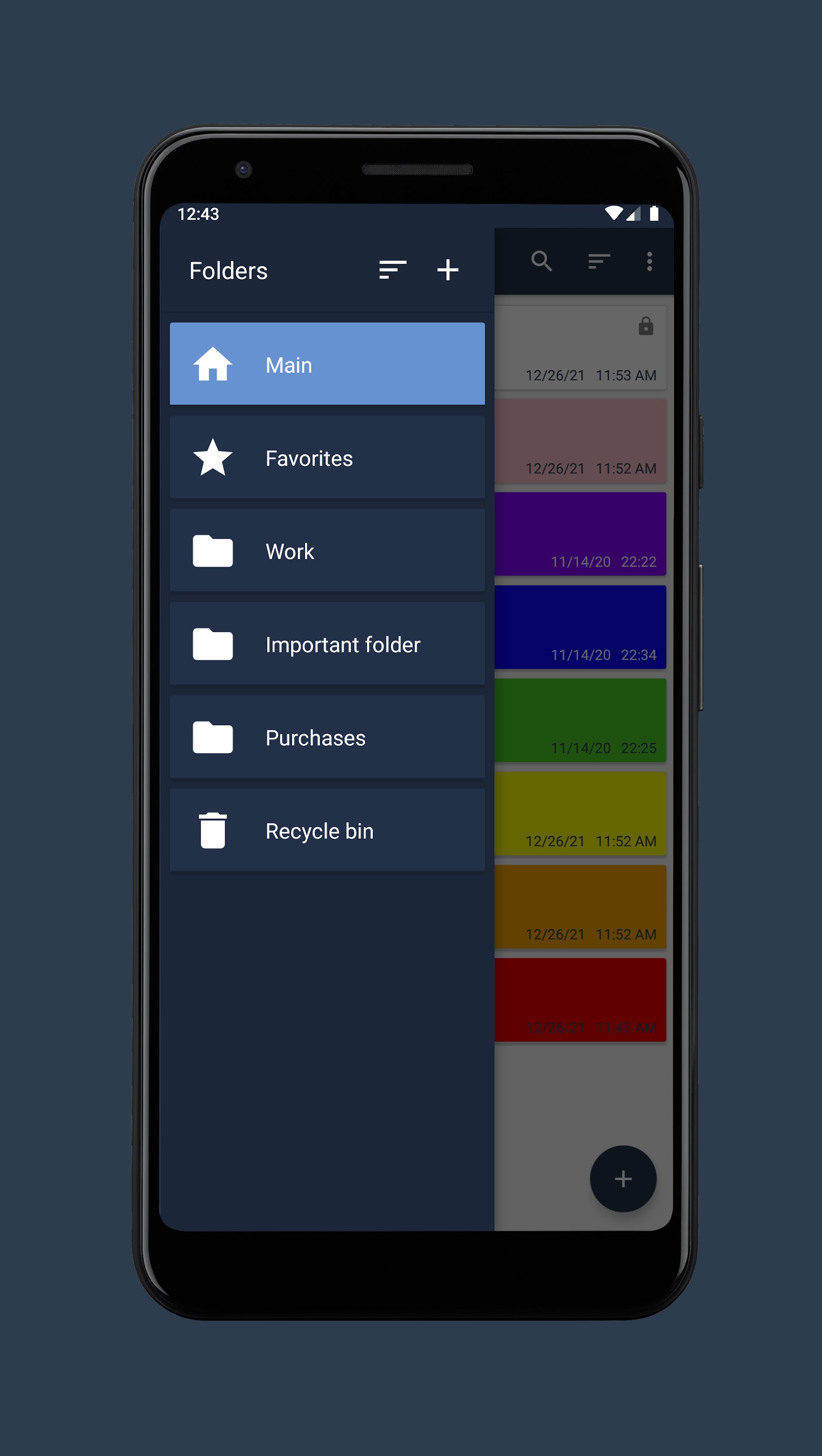 اسکرین شات 5 برنامه Notepad Notes