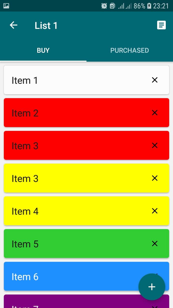 اسکرین شات 7 برنامه Shopping list. CheckList