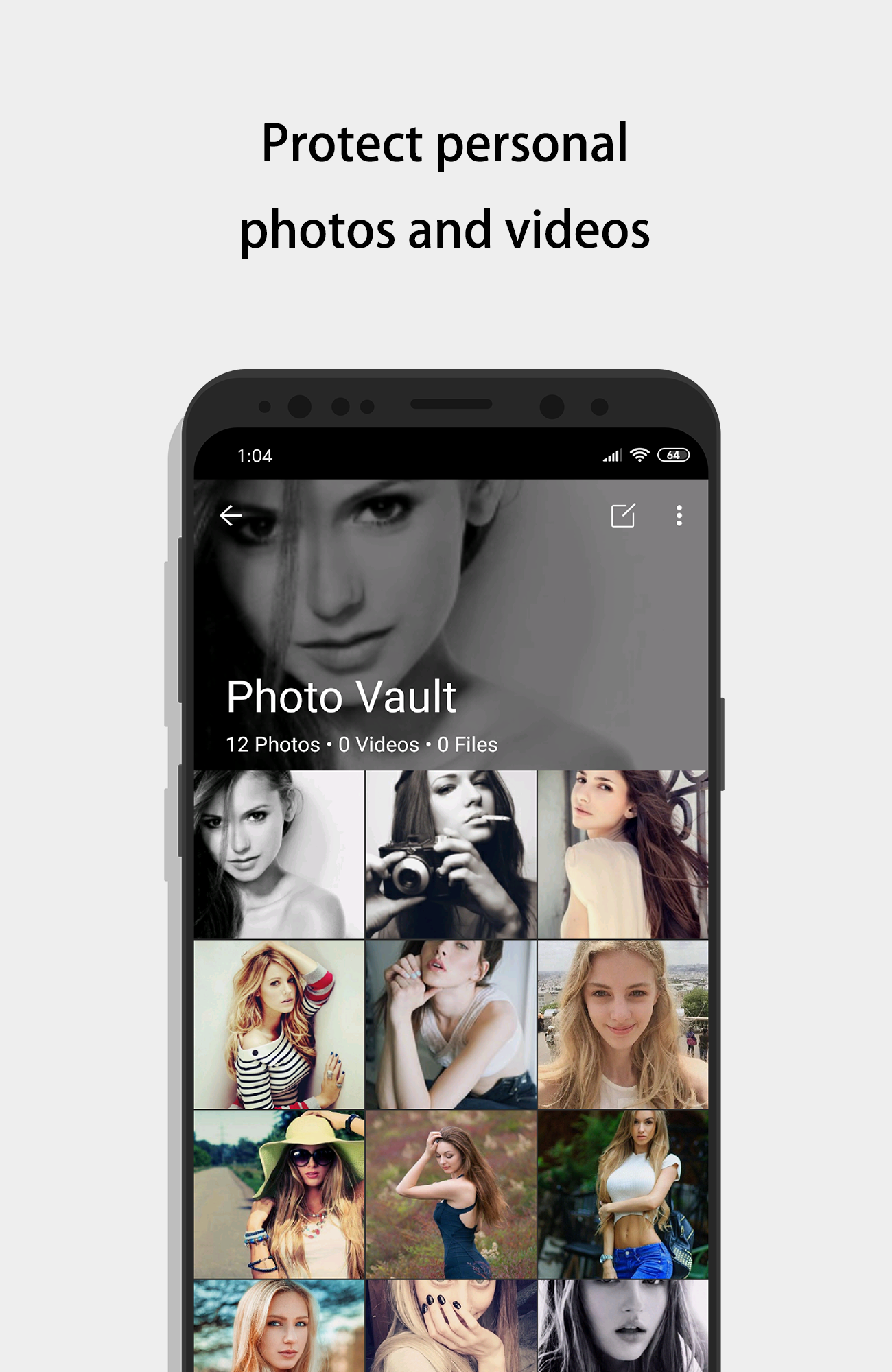 اسکرین شات 2 برنامه Sgallery - hide photos & video