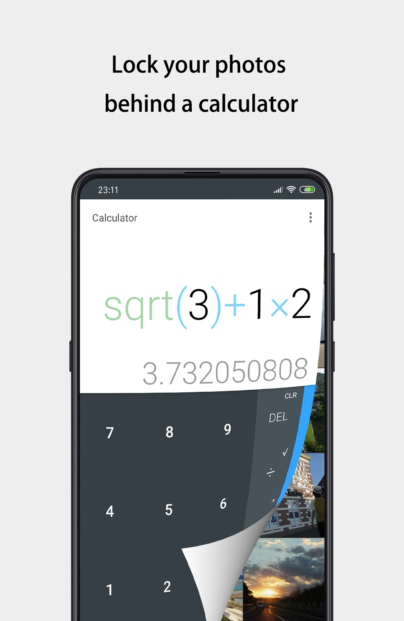 اسکرین شات 1 برنامه Calculator - hide photos
