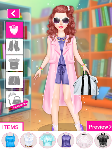 دانلود برنامه College Girl Dress Up Makeover: Fashion Game برای اندروید ...