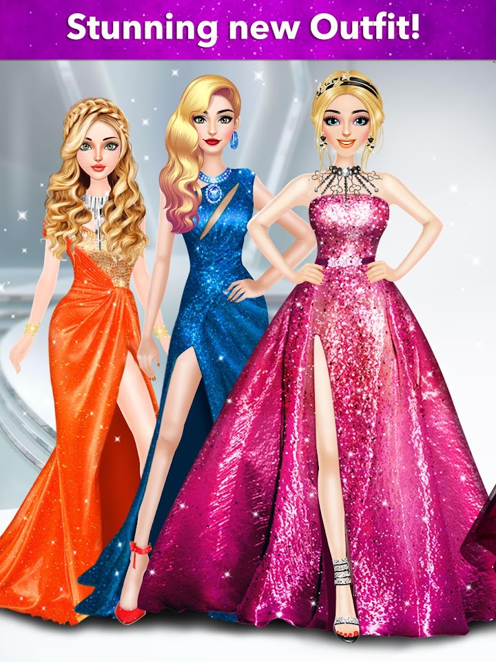 اسکرین شات 8 بازی Model Fashion Red Carpet: Dress Up Game For Girls