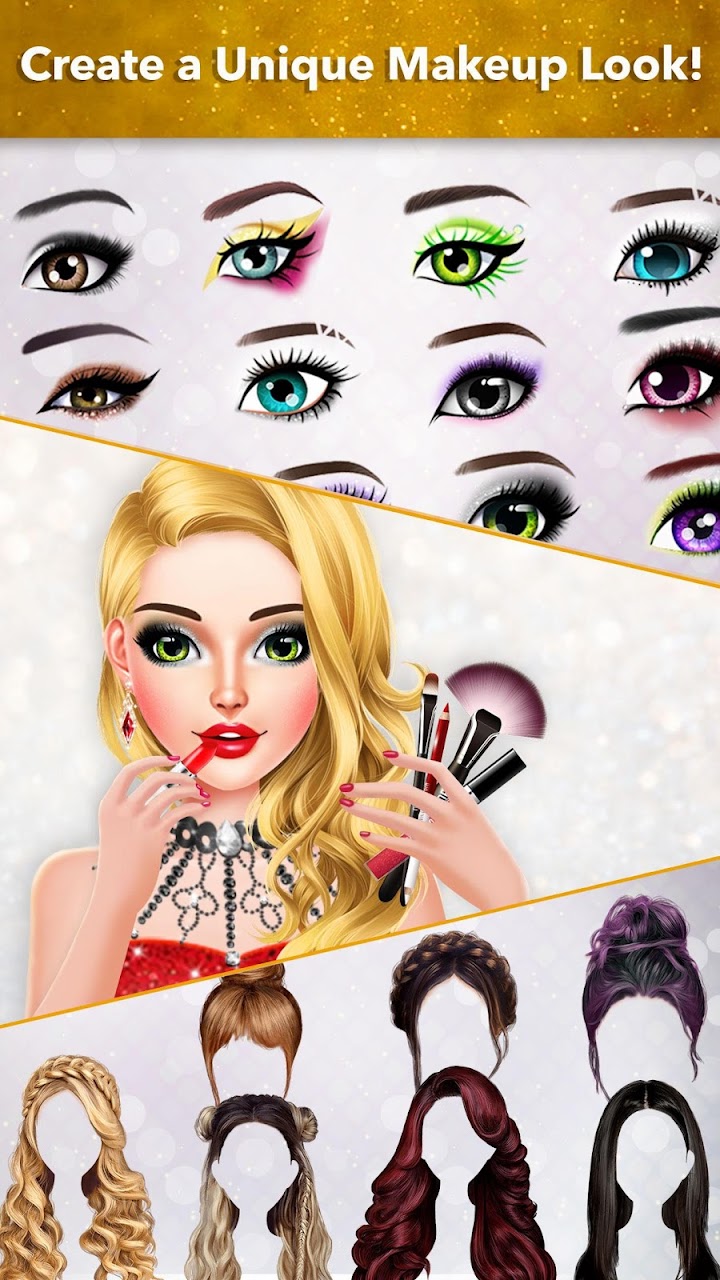 اسکرین شات 5 بازی Model Fashion Red Carpet: Dress Up Game For Girls