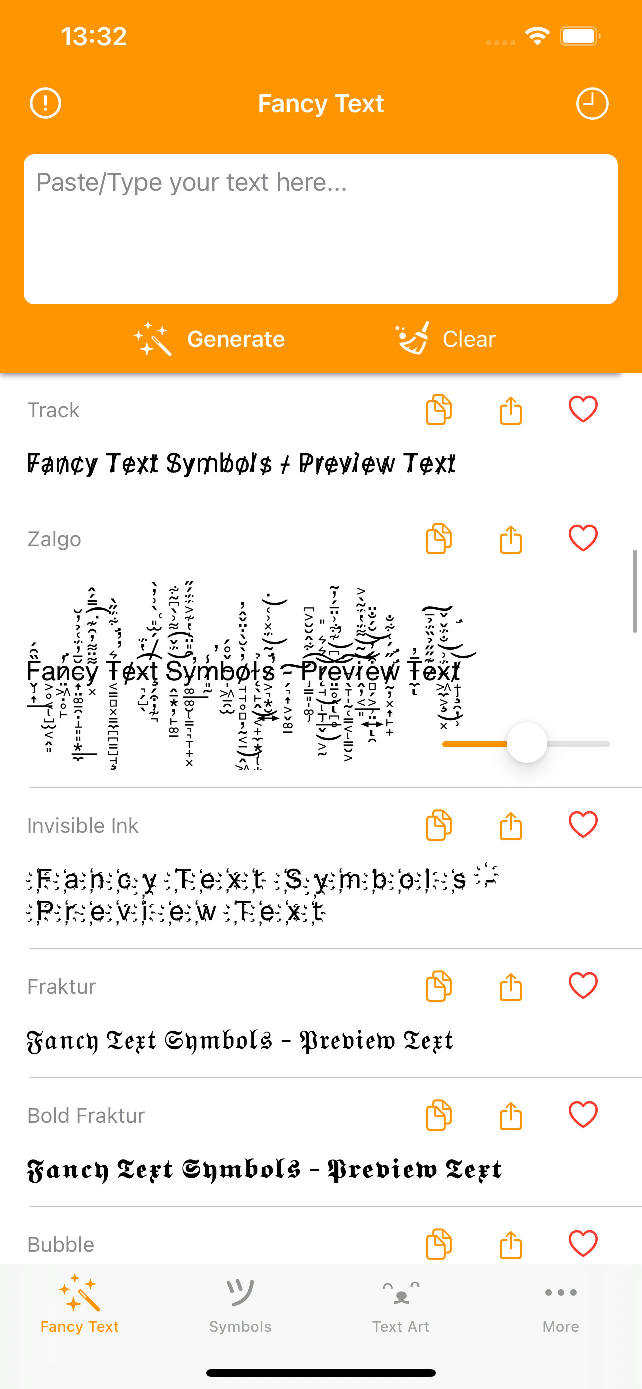 اسکرین شات 8 برنامه Fancy Text Symbols