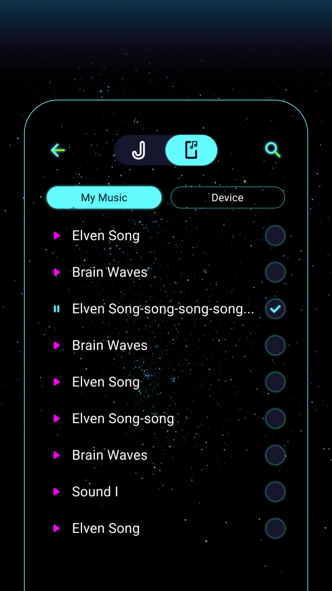 اسکرین شات 5 برنامه Music Alarm Clock - Jinglist