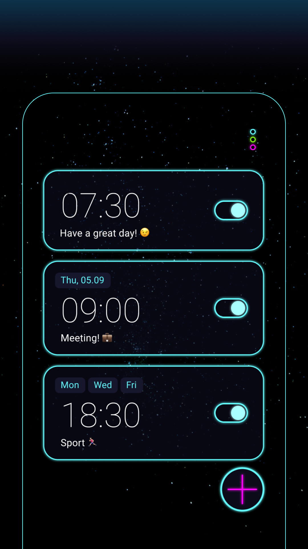 اسکرین شات 3 برنامه Music Alarm Clock - Jinglist