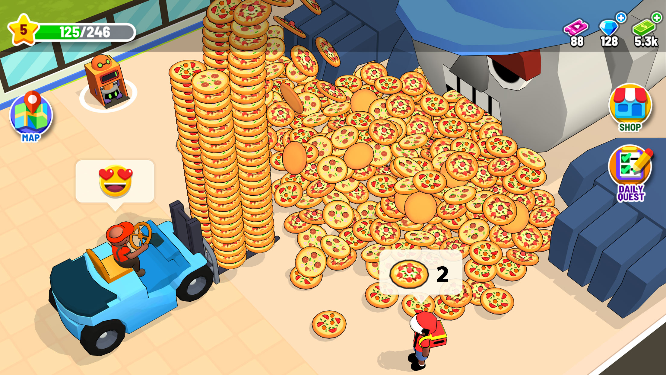 اسکرین شات 2 بازی My Perfect Pizza House