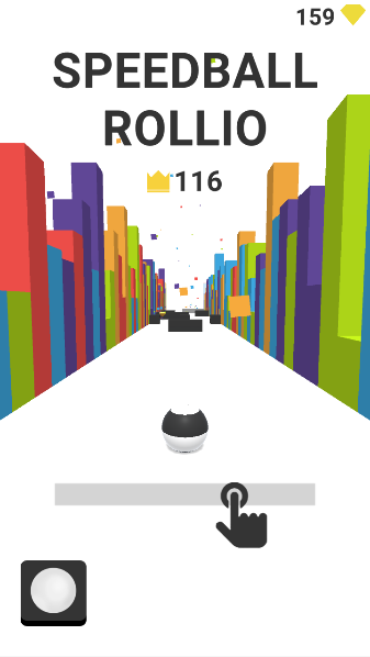اسکرین شات 2 بازی Rollio Catch Up Speed Ball