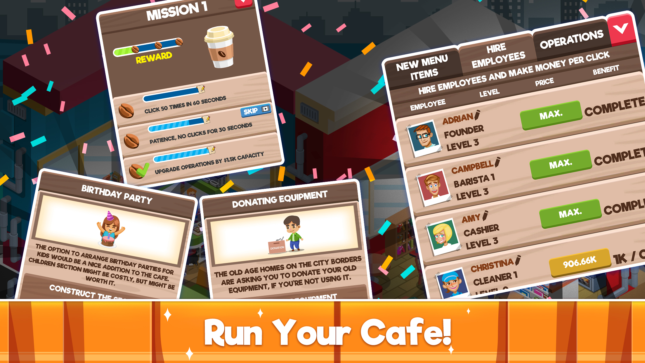 اسکرین شات 6 بازی Idle Cafe Tycoon: Coffee Shop