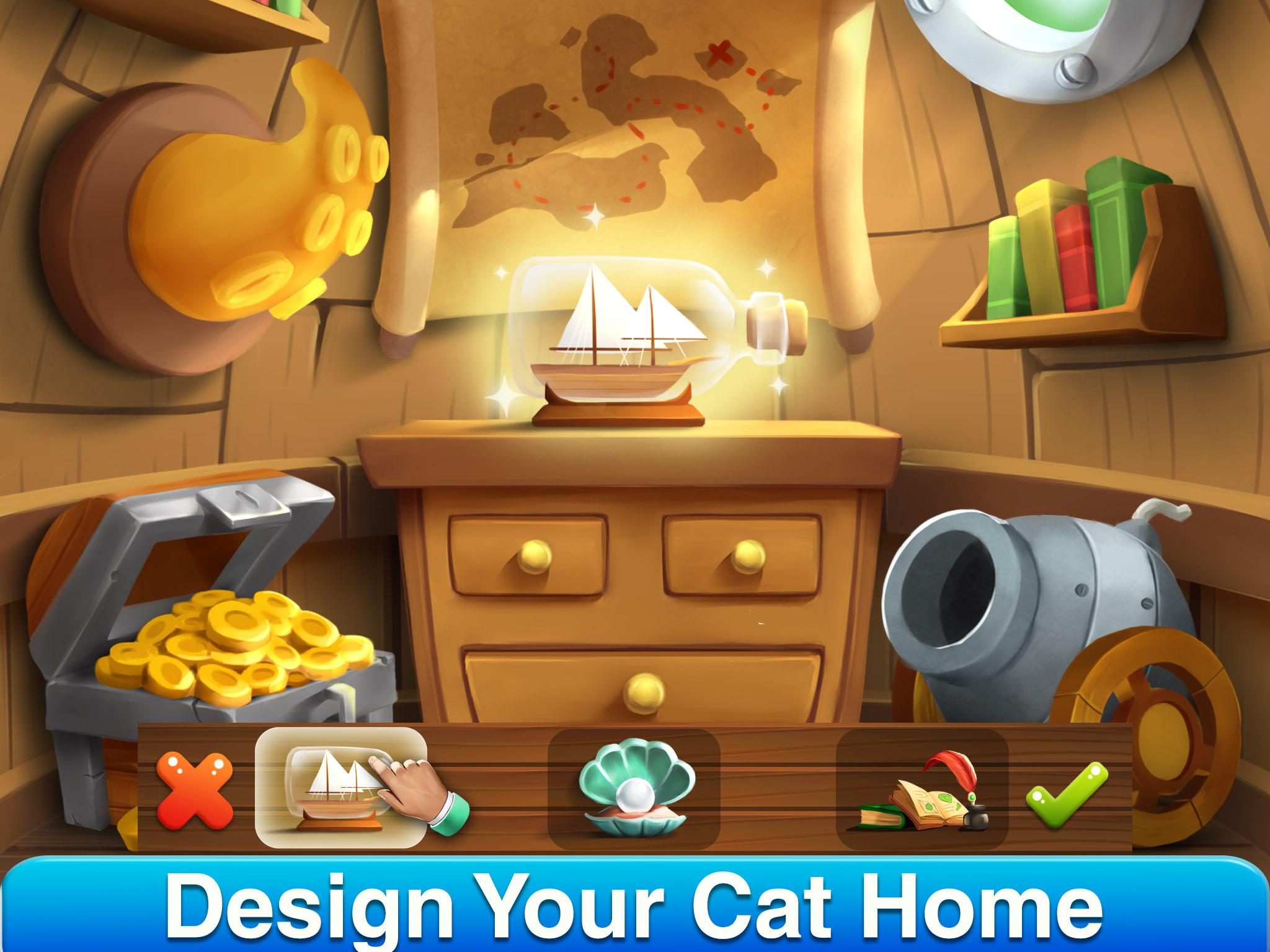 اسکرین شات 1 بازی Cat Home Design: Makeover Game