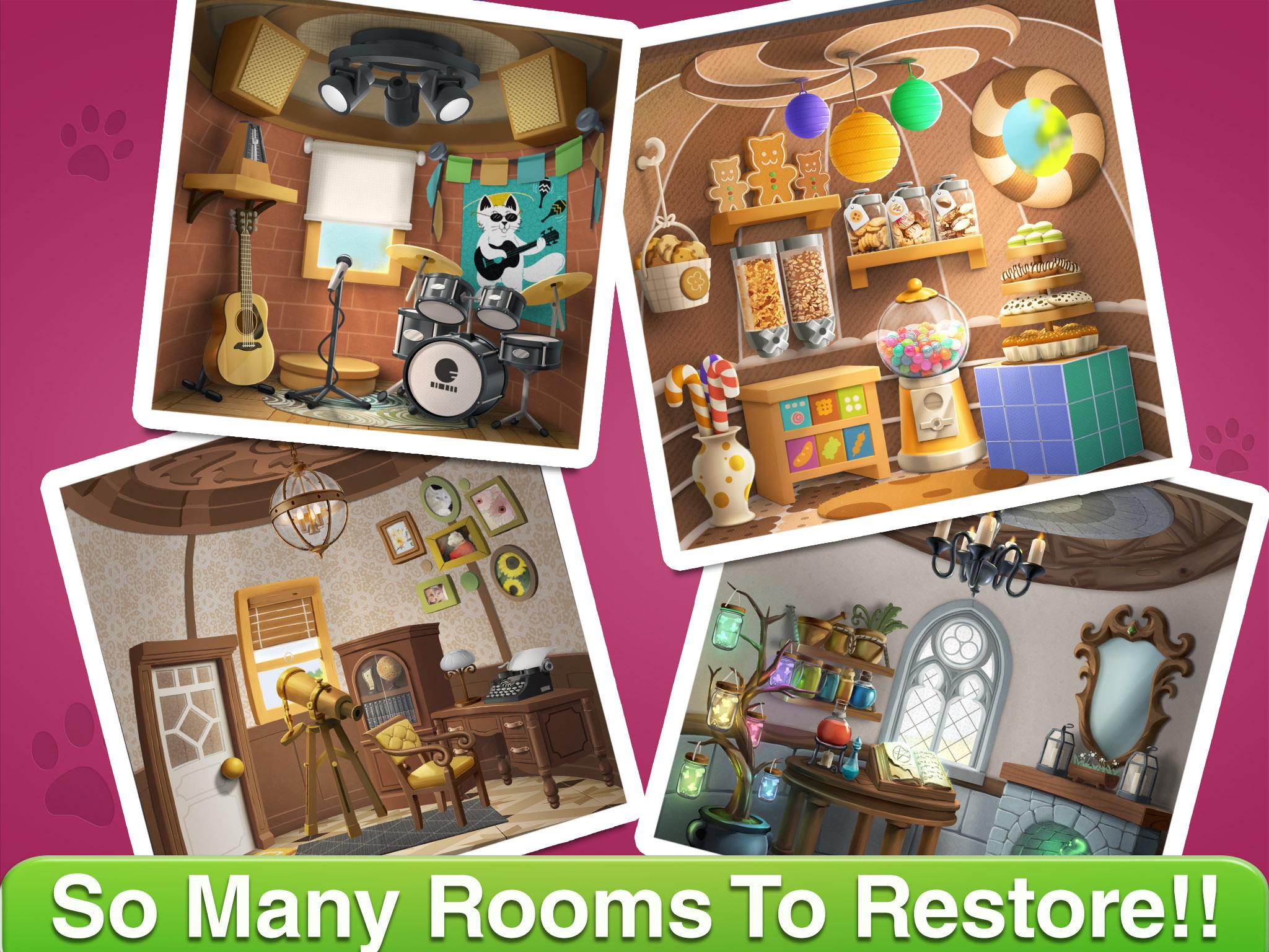 اسکرین شات 7 بازی Cat Home Design: Makeover Game