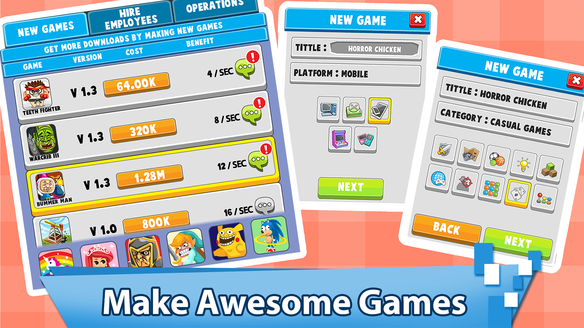 اسکرین شات 4 بازی Video Game Tycoon idle clicker