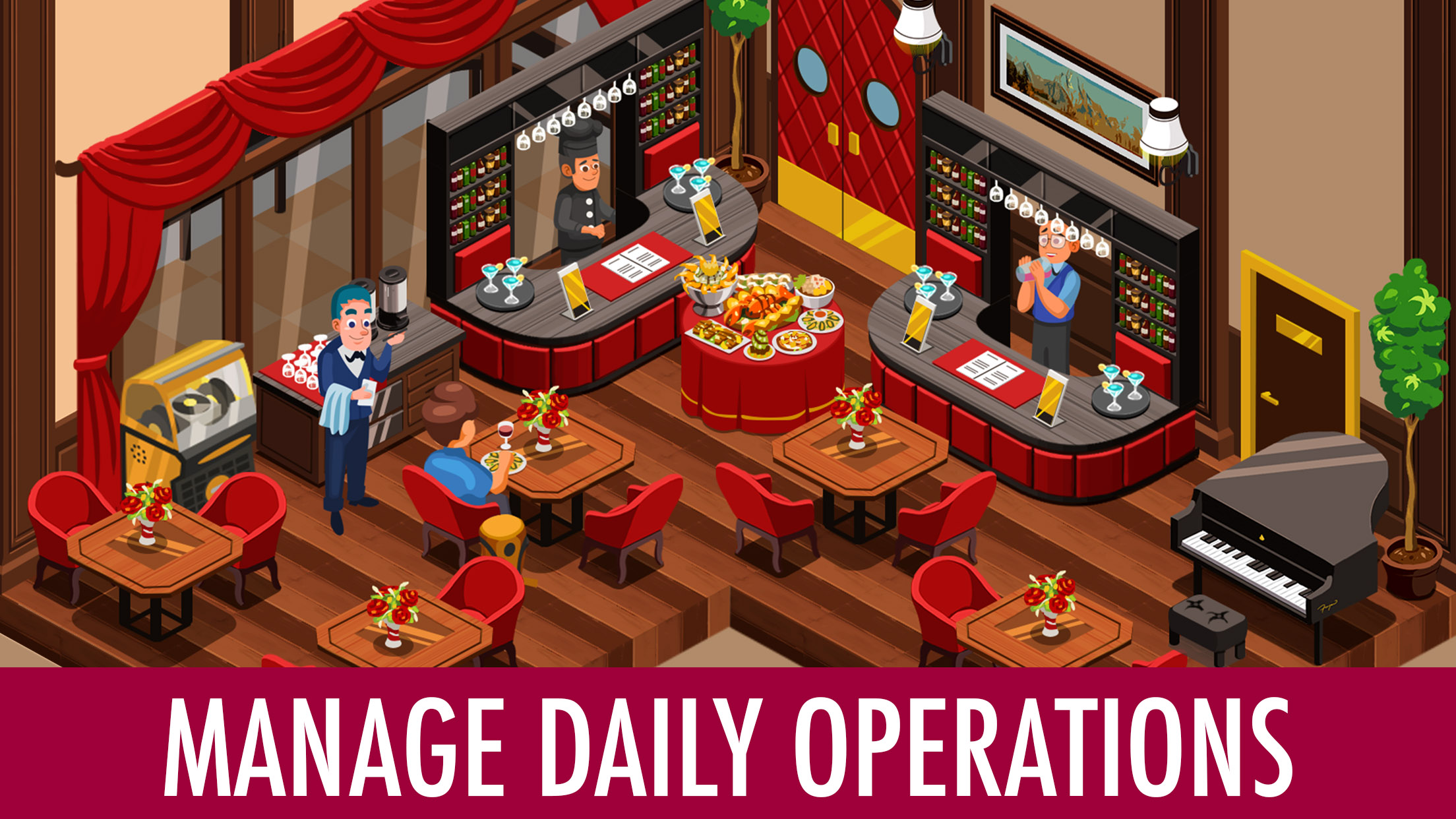 اسکرین شات 2 بازی Hotel Tycoon Empire: Idle game