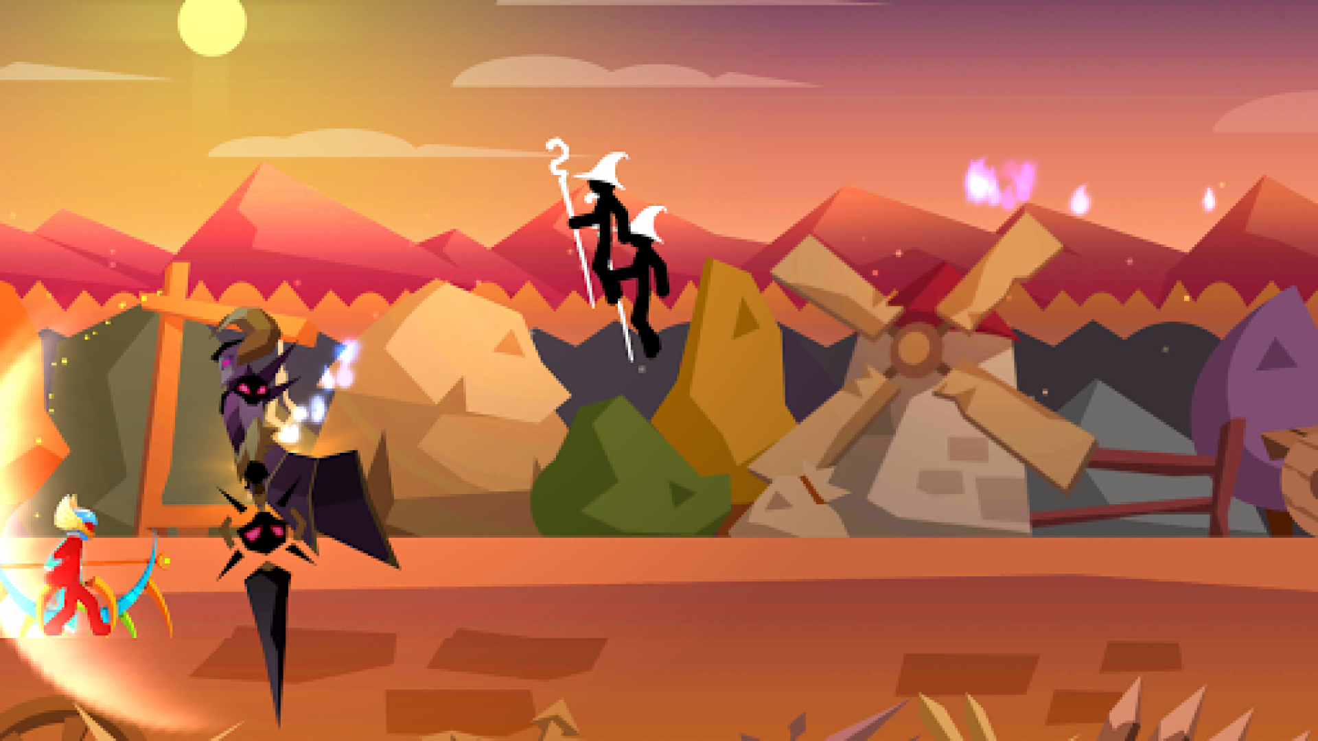 اسکرین شات 5 بازی Stick Fight: Shadow Archer