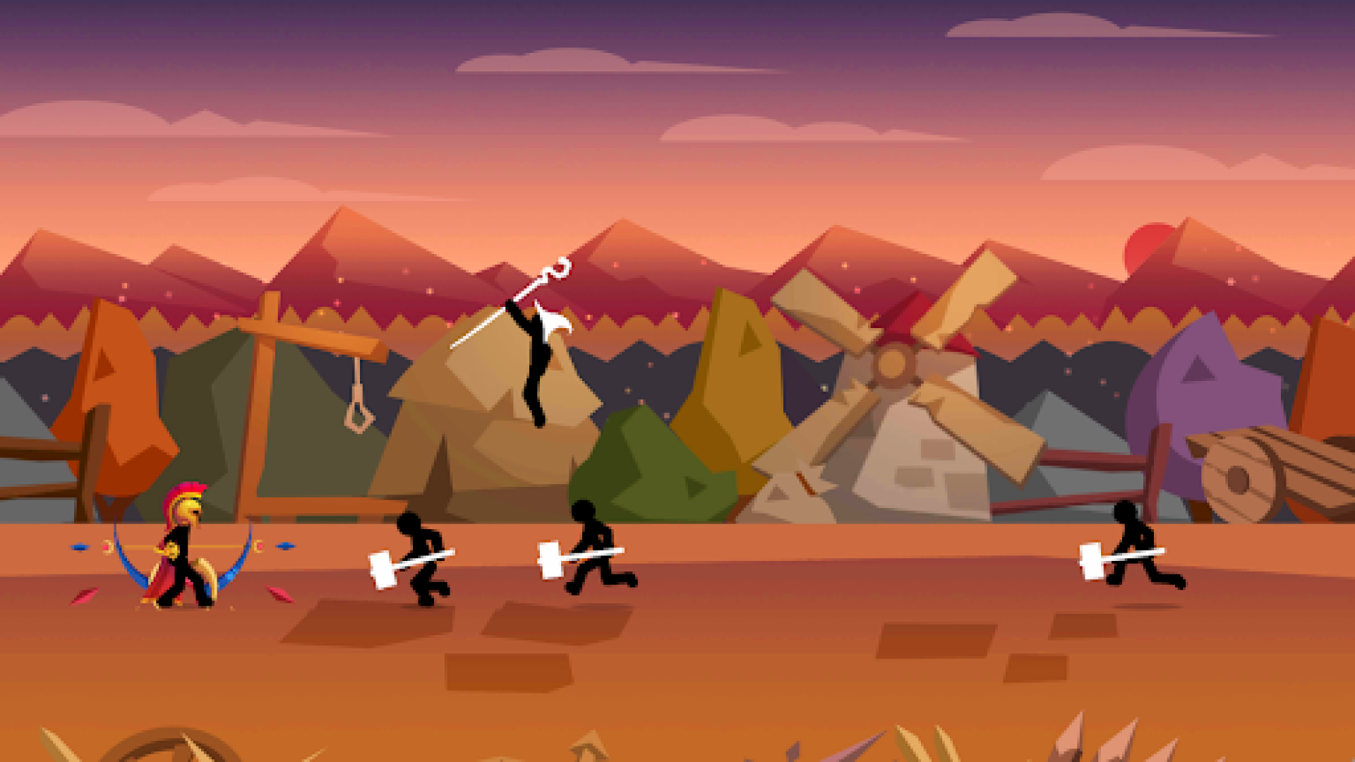 اسکرین شات 1 بازی Stick Fight: Shadow Archer