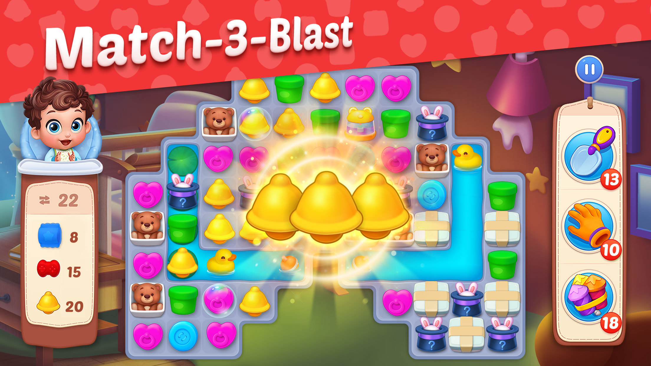 اسکرین شات 3 بازی Baby Manor - Mansion Makeover