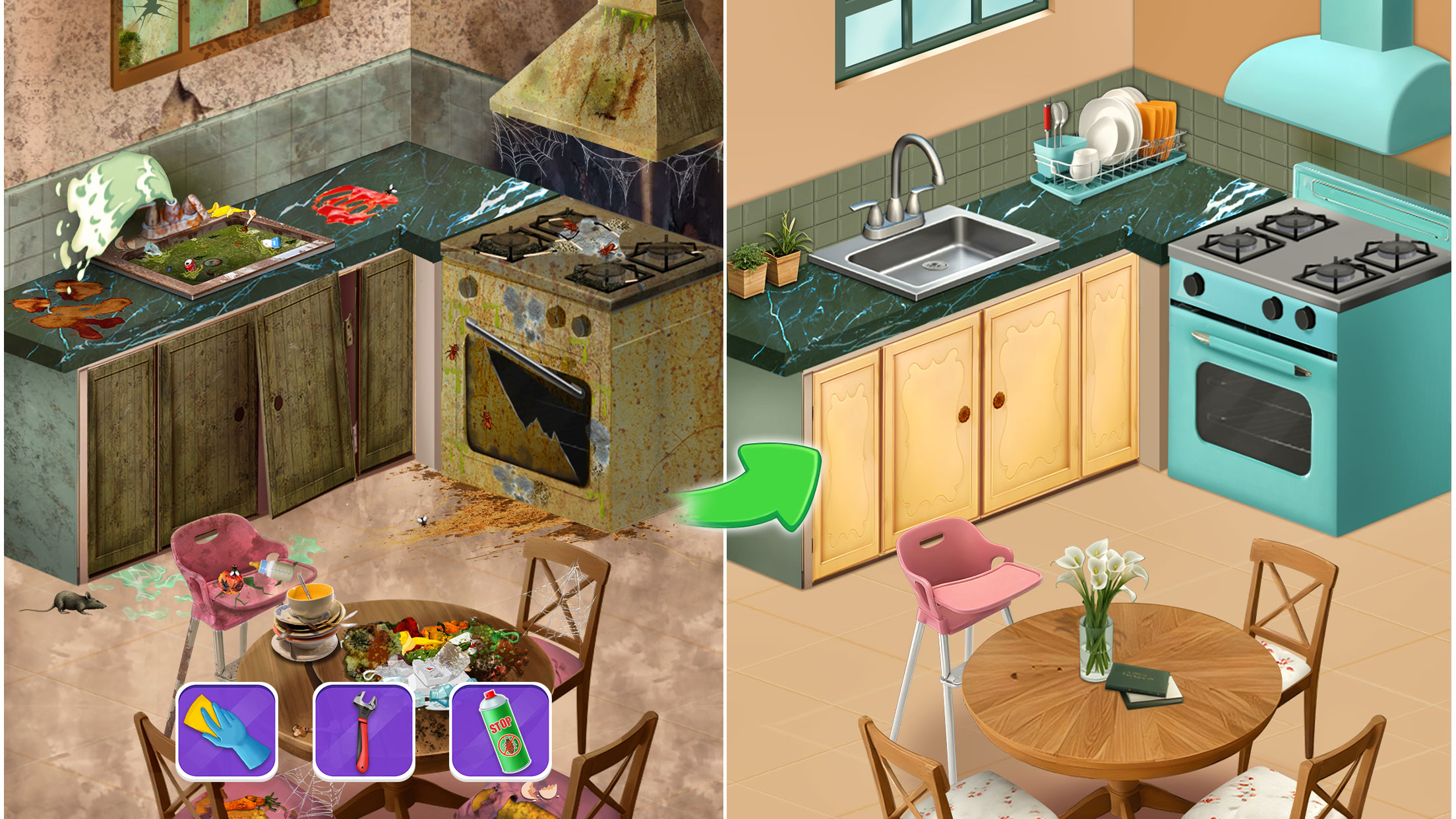 اسکرین شات 8 بازی Home Makeover: ASMR Game