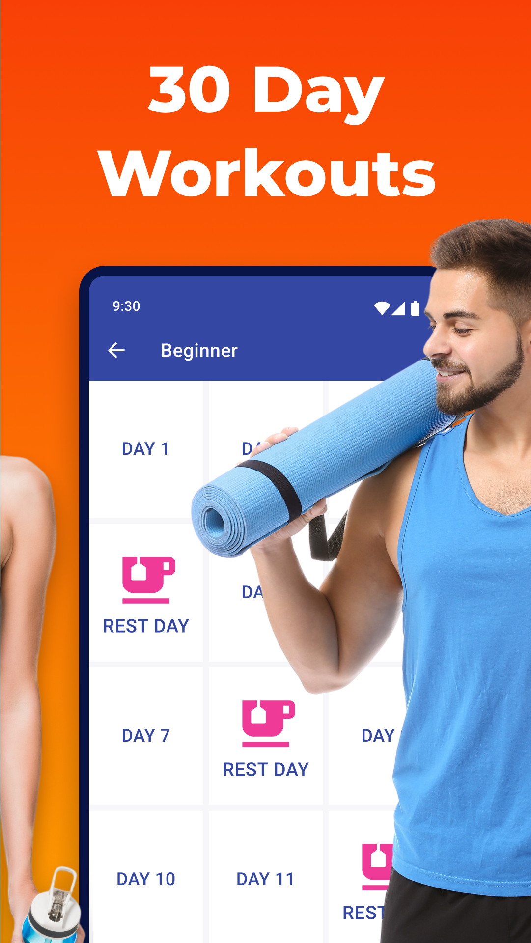 اسکرین شات 4 برنامه Daily Yoga Workout+Meditation