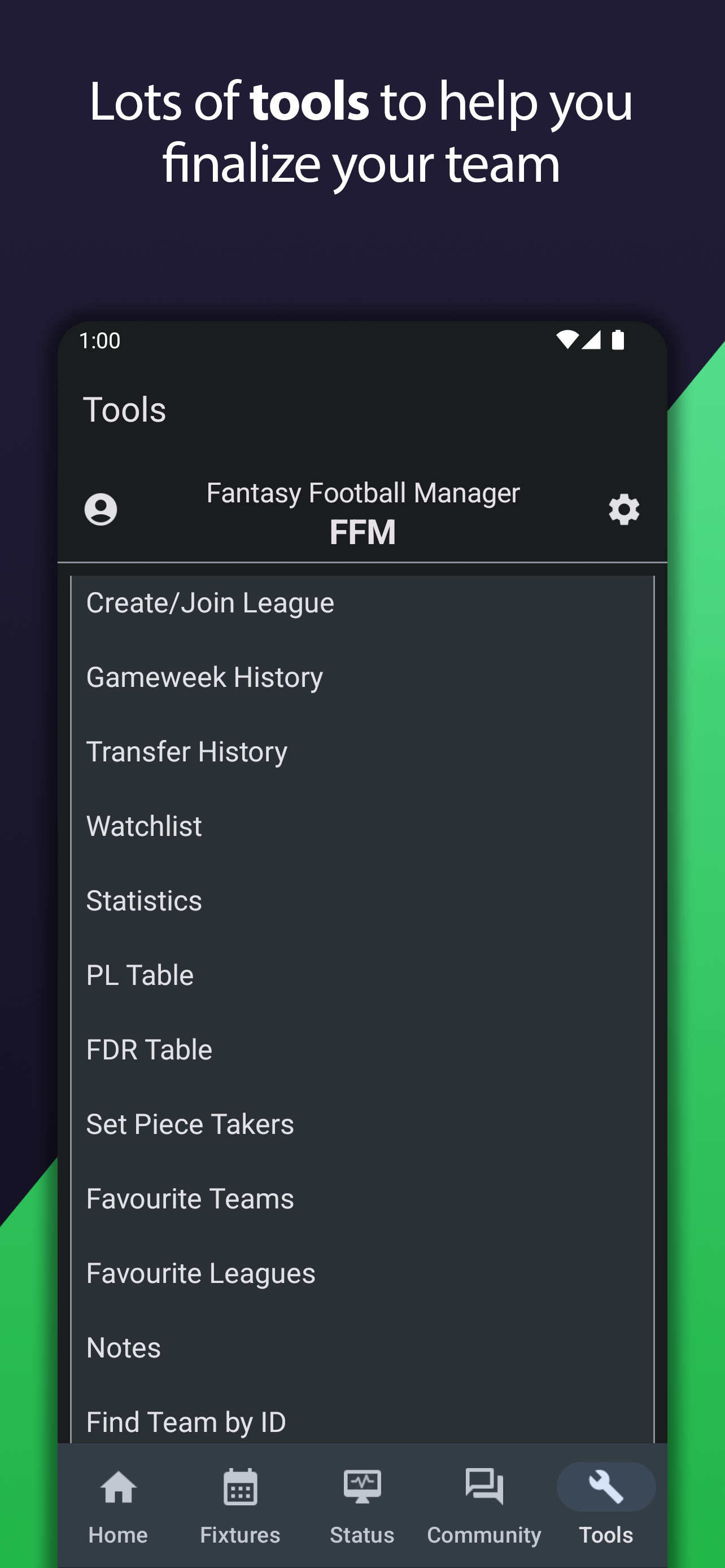 اسکرین شات 7 برنامه Fantasy Football Manager (FPL)