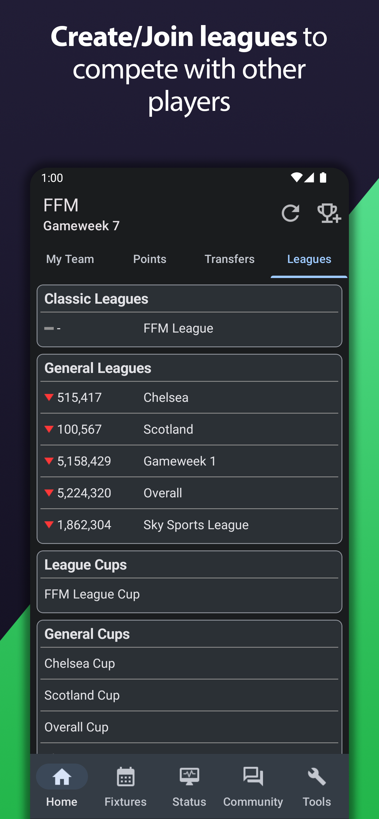 اسکرین شات 4 برنامه Fantasy Football Manager (FPL)