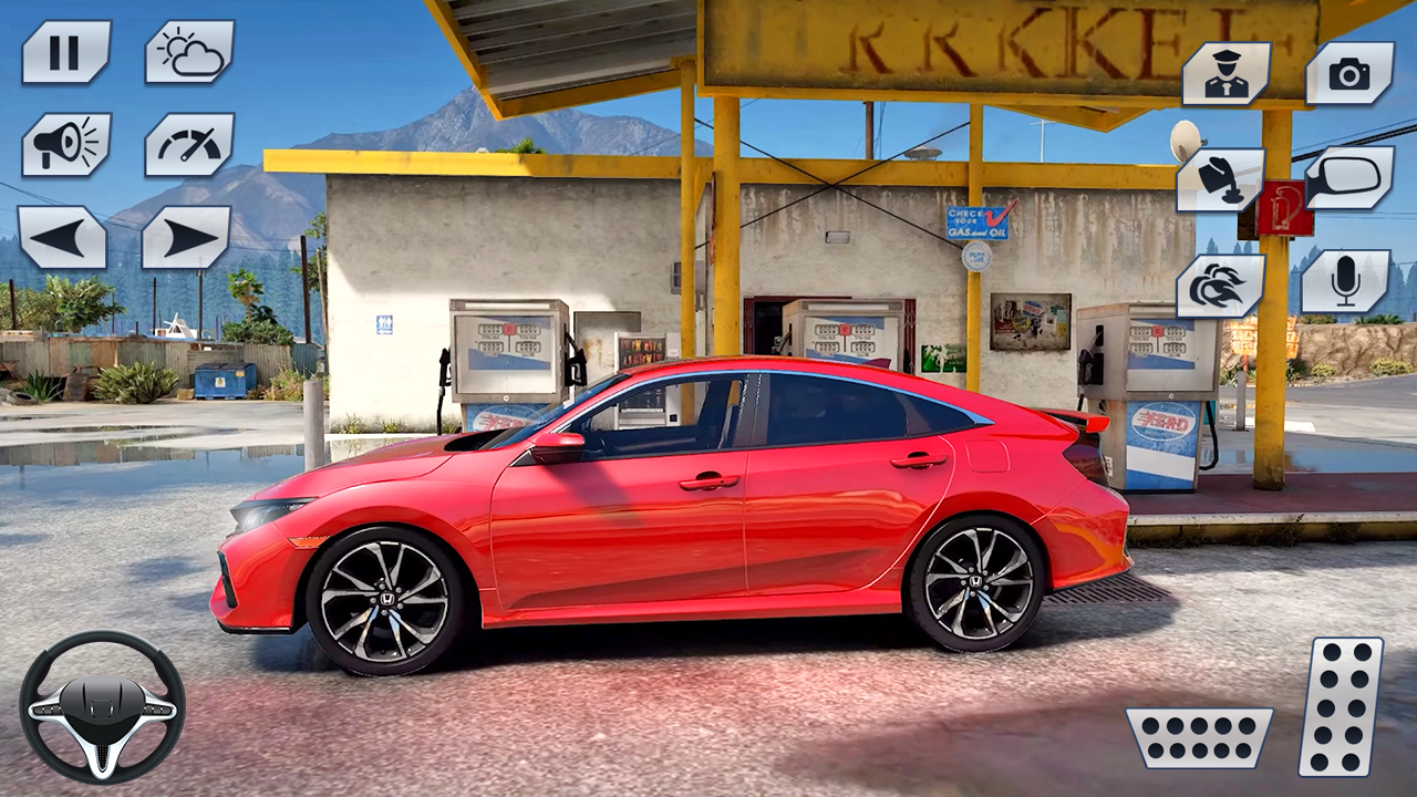 اسکرین شات 4 بازی Driving Honda Civic Car