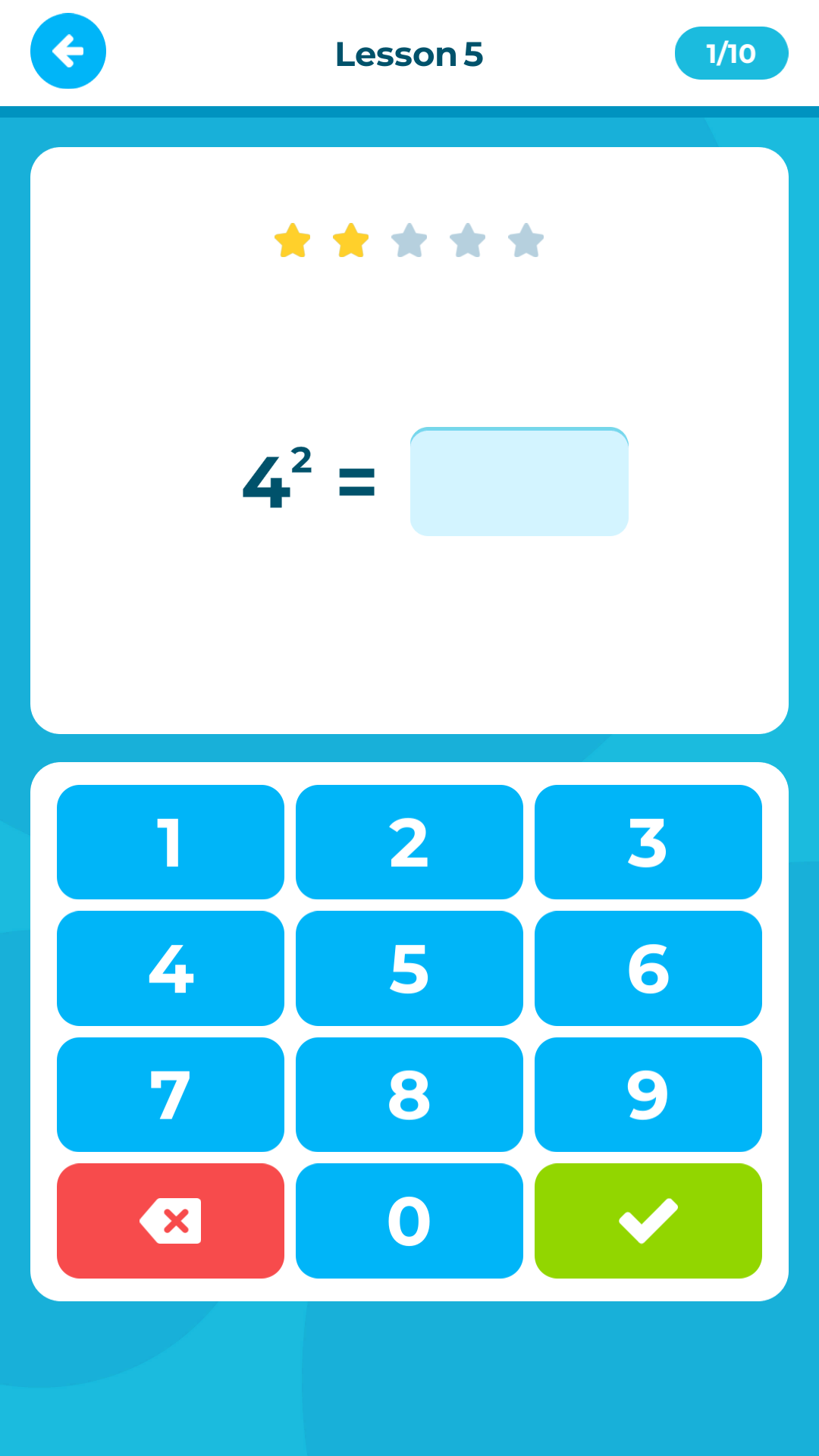 اسکرین شات 3 برنامه Exponents And Powers