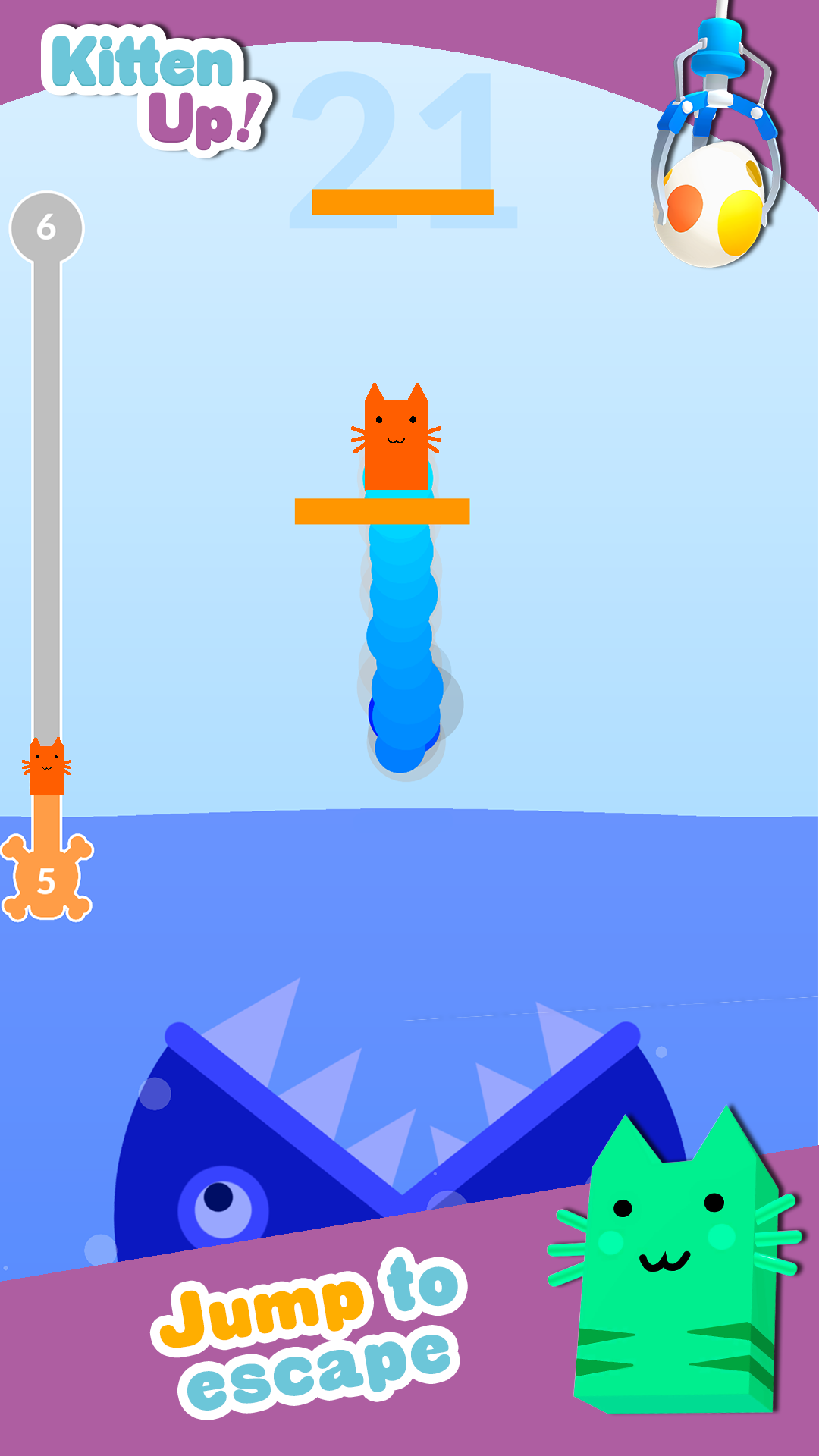 اسکرین شات 3 بازی Kitten Up! Jump & Claw Games