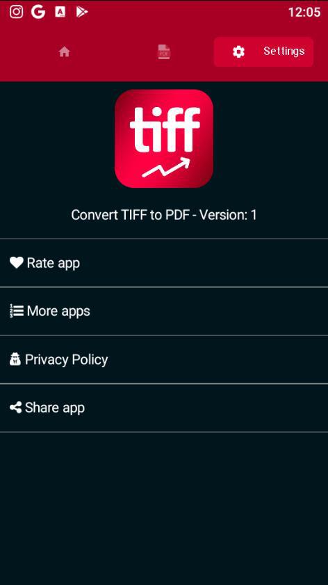 اسکرین شات 4 برنامه TIFF to PDF Converter