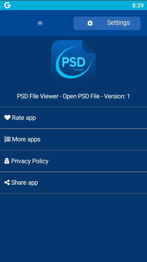 اسکرین شات 4 برنامه PSD viewer - File viewer for P