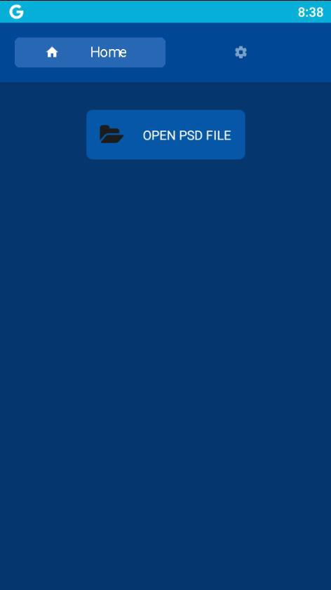 اسکرین شات 1 برنامه PSD viewer - File viewer for P