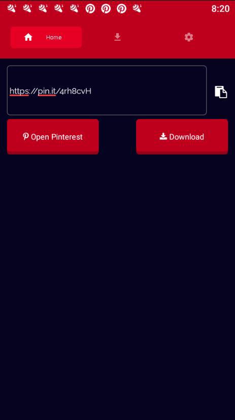 اسکرین شات 2 برنامه Download Video for Pinterest