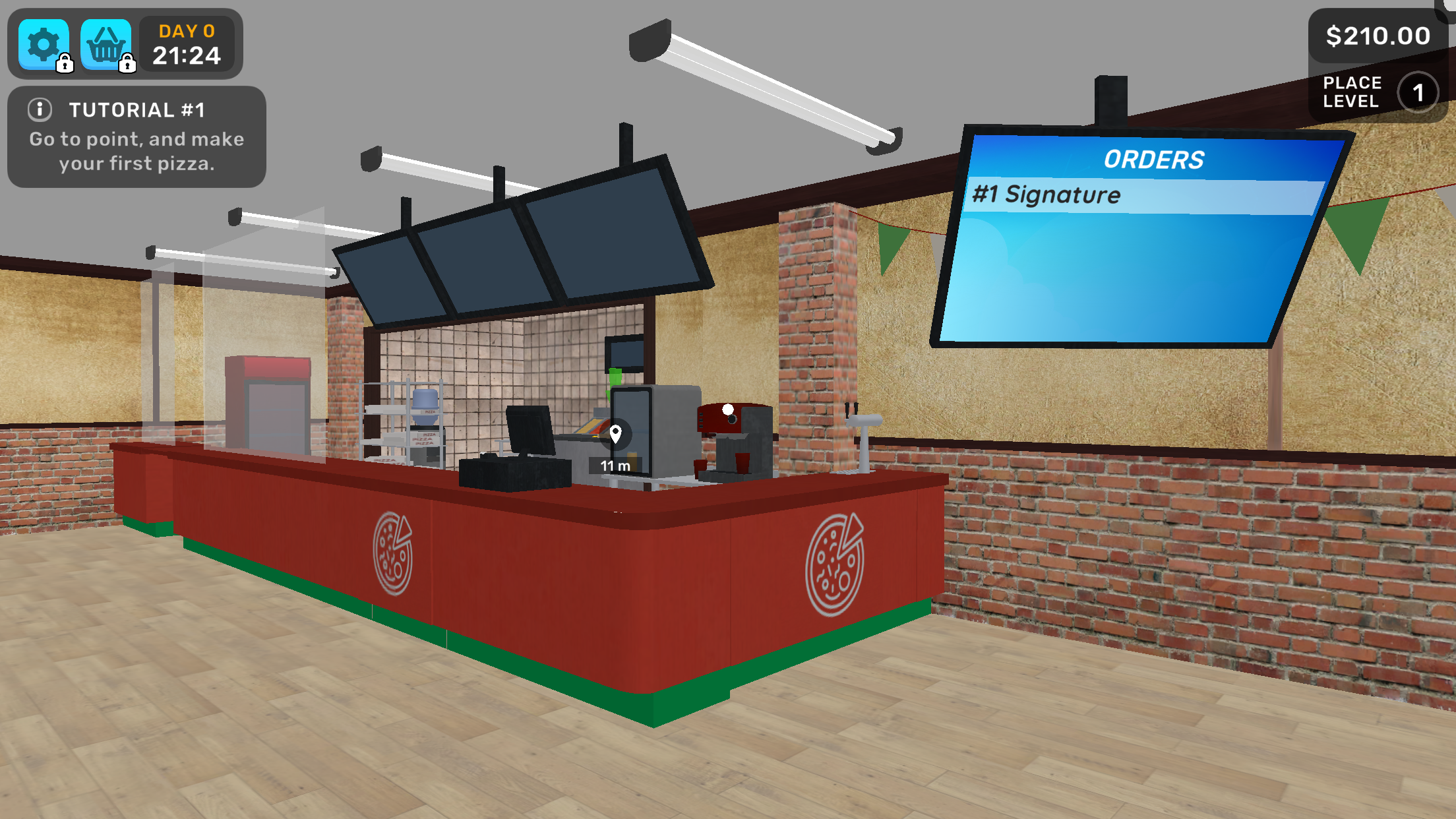 اسکرین شات 2 بازی Pizza manager simulator 3d