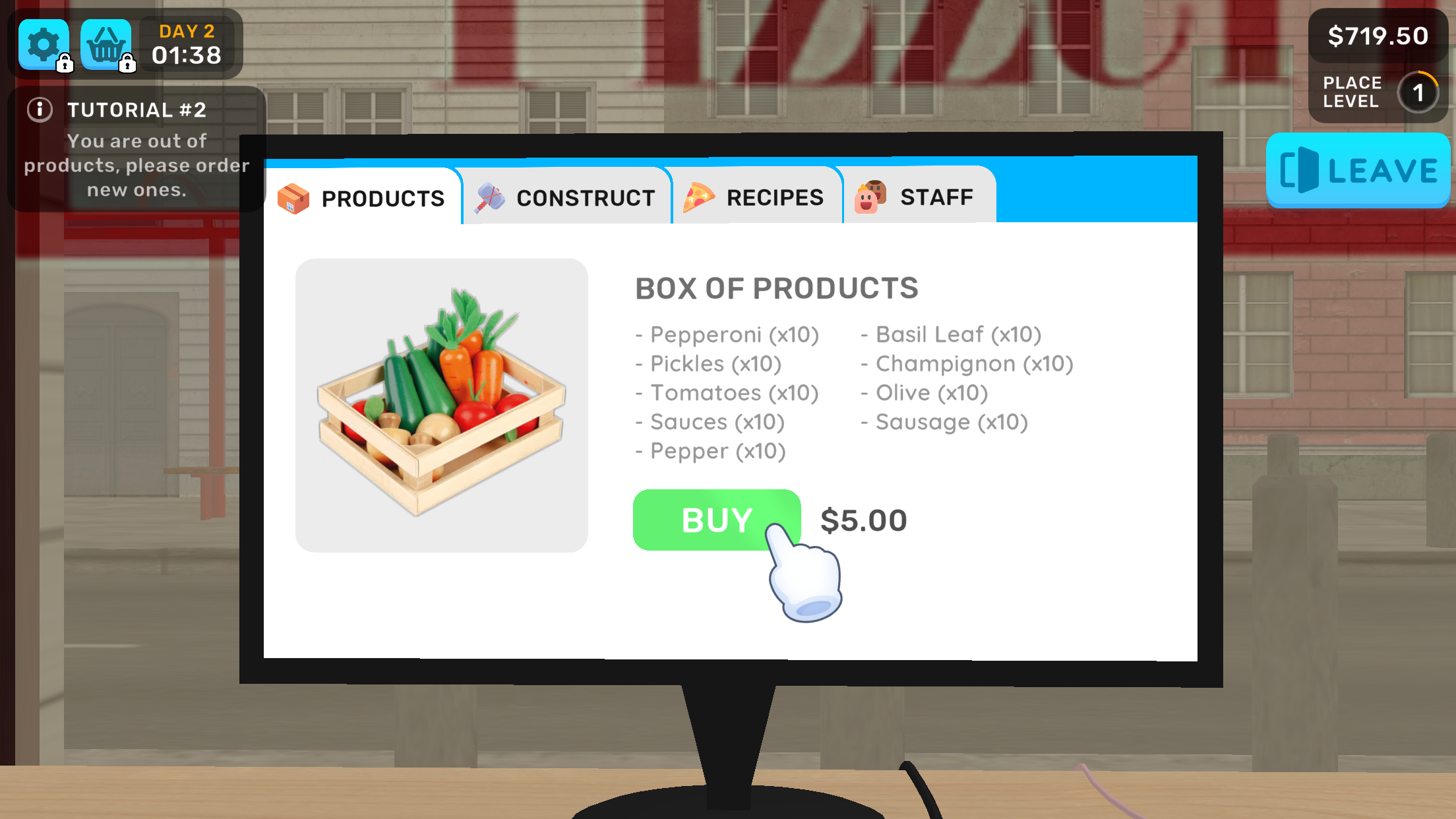اسکرین شات 7 بازی Pizza manager simulator 3d
