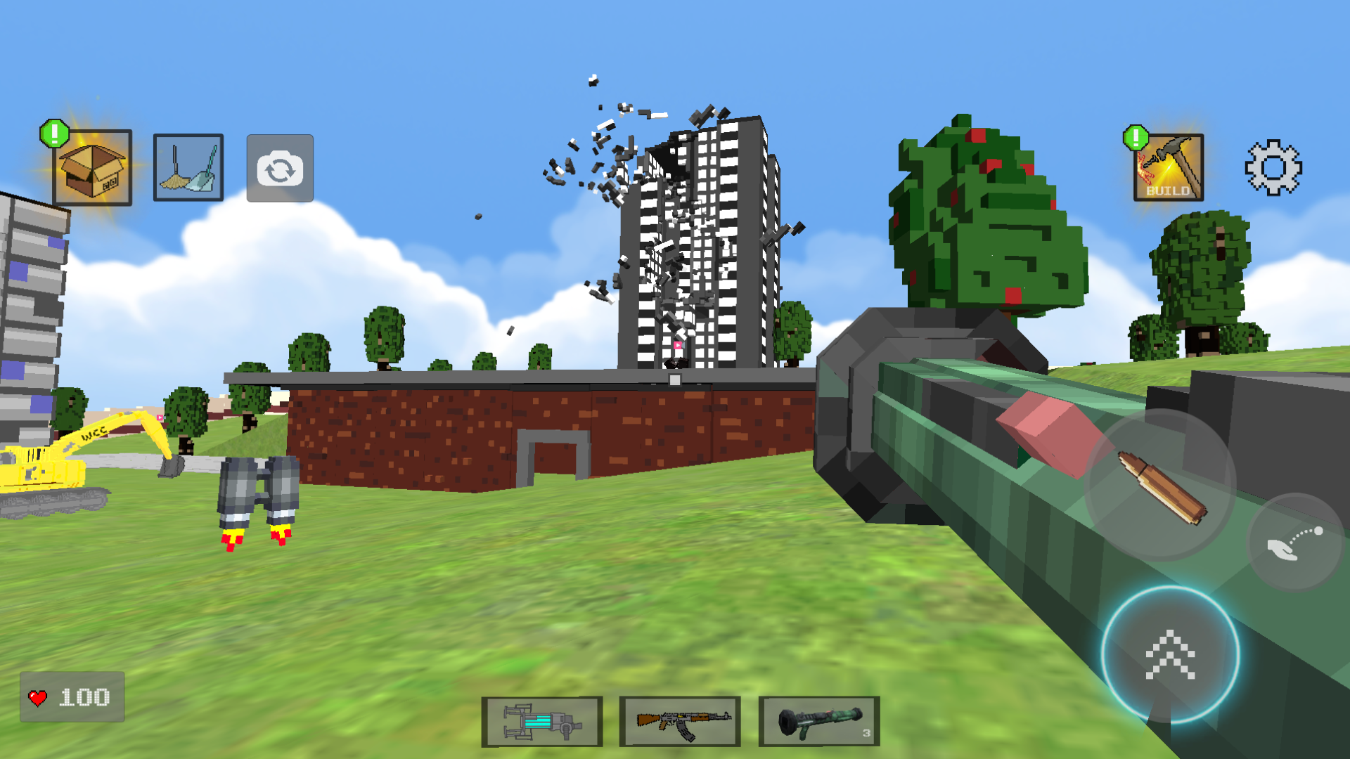 اسکرین شات 2 بازی Nextbots in Playground: Pixel