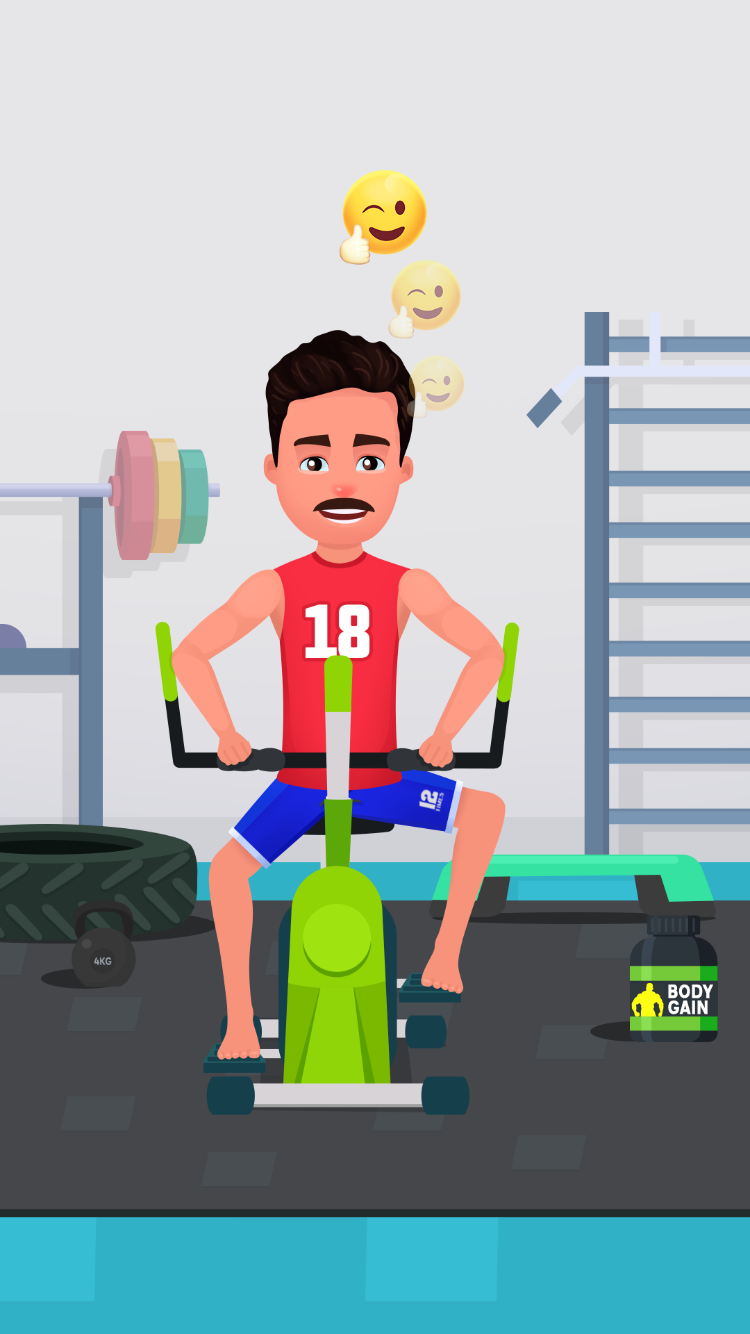 اسکرین شات 2 بازی Muscle Gym Clicker - Idle Game