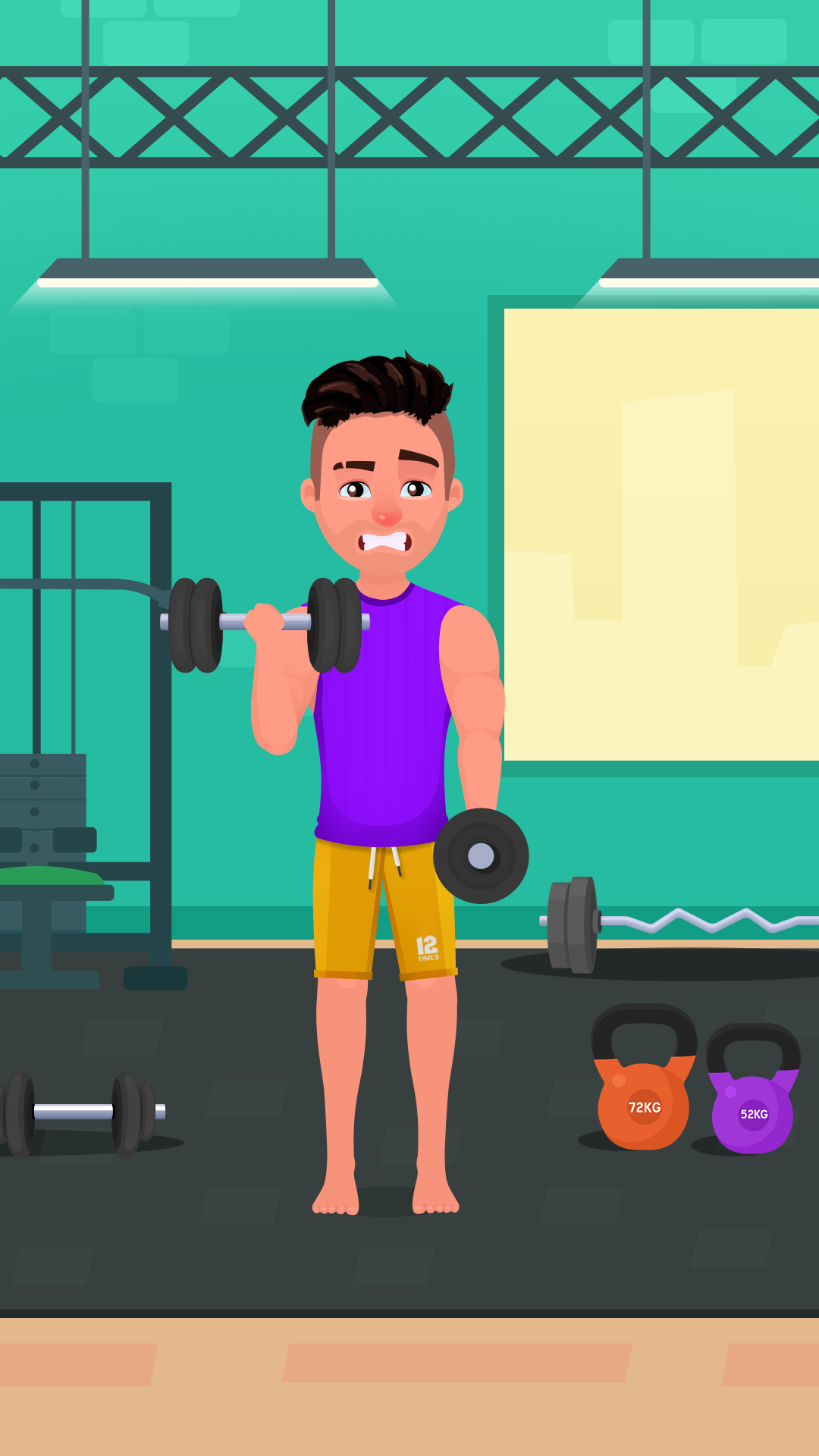 اسکرین شات 1 بازی Muscle Gym Clicker - Idle Game