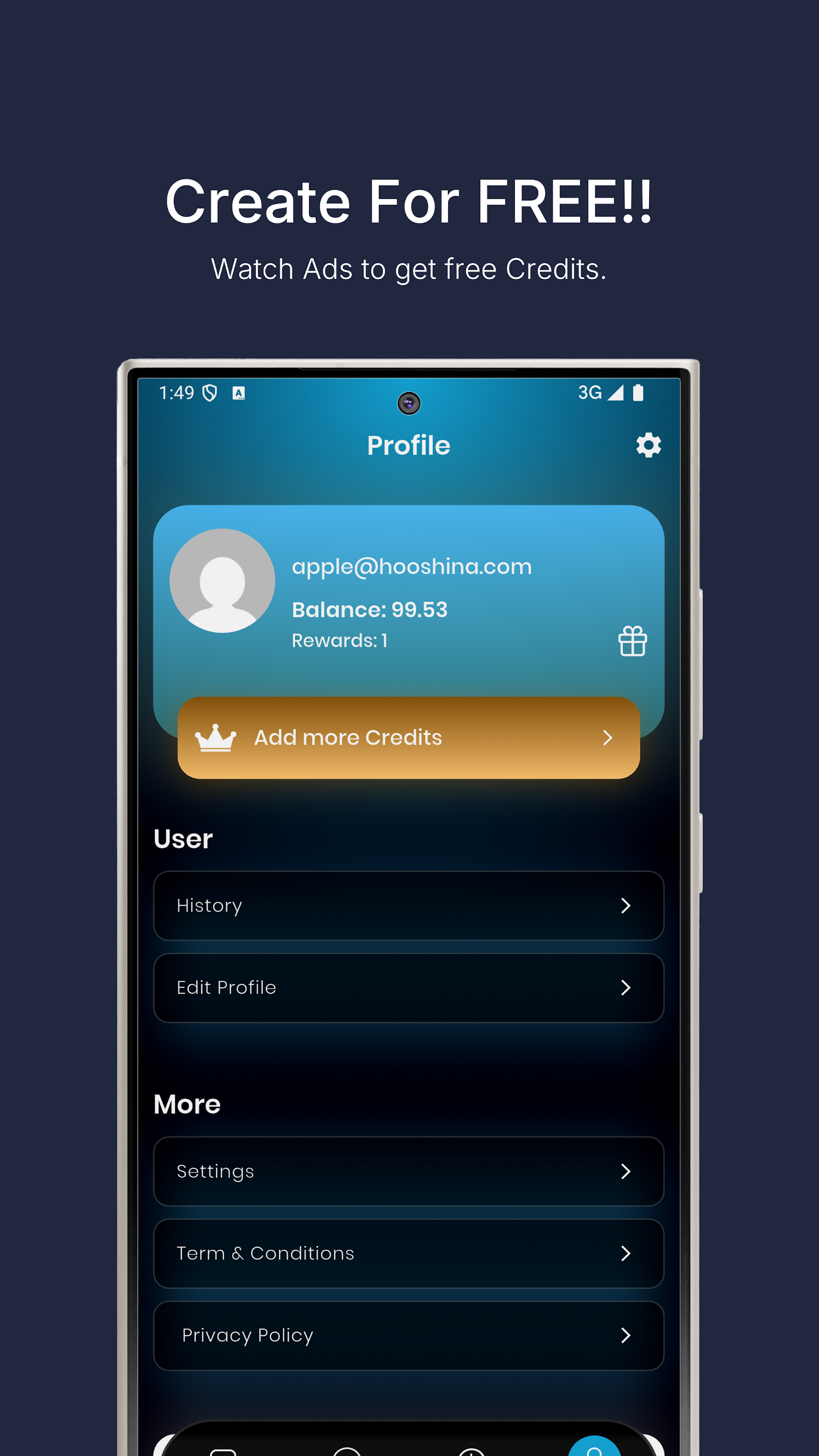 اسکرین شات 2 برنامه Hooshina - Ai Image Generator