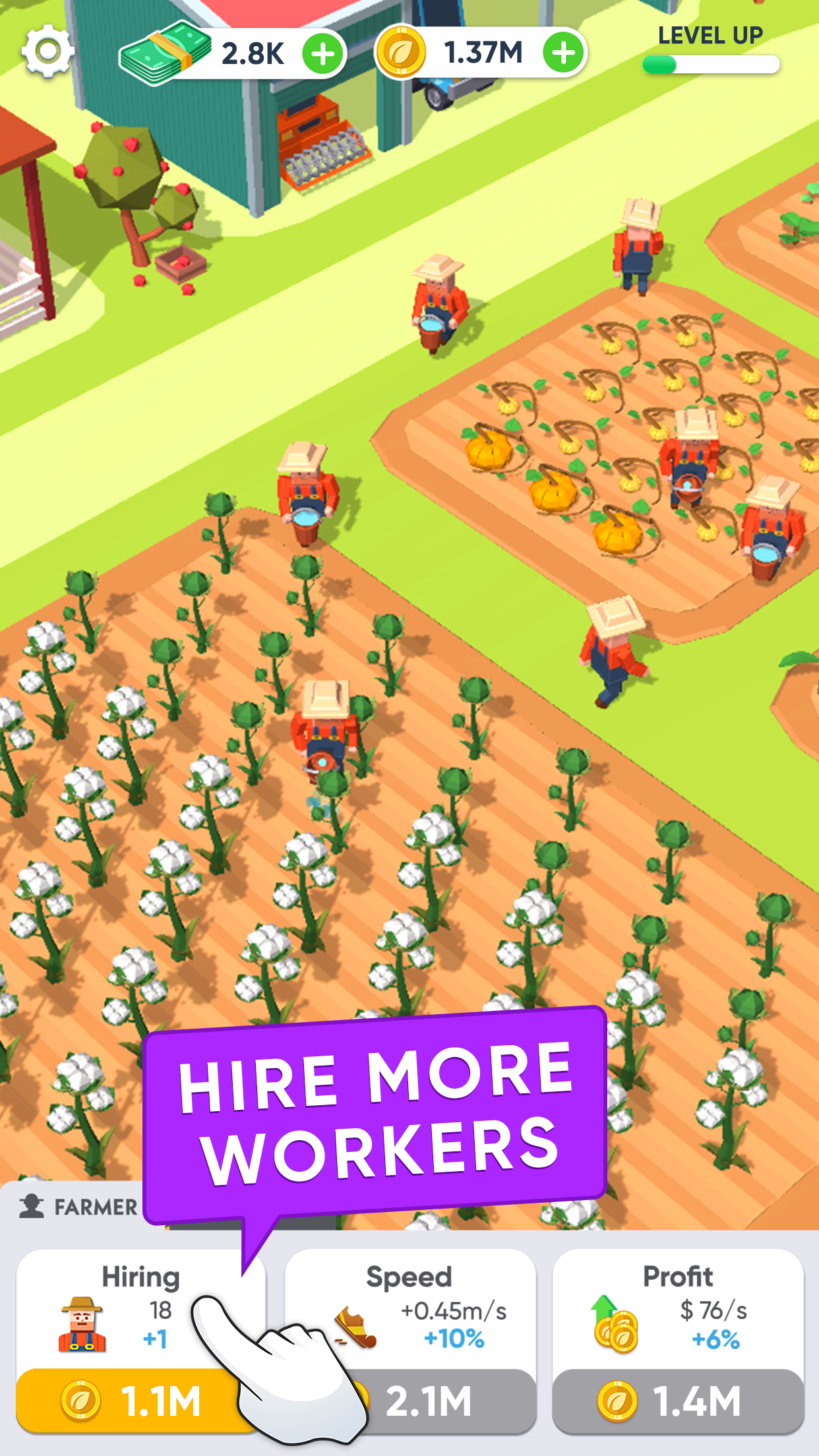 اسکرین شات 1 بازی Farming Tycoon 3D - Idle Game